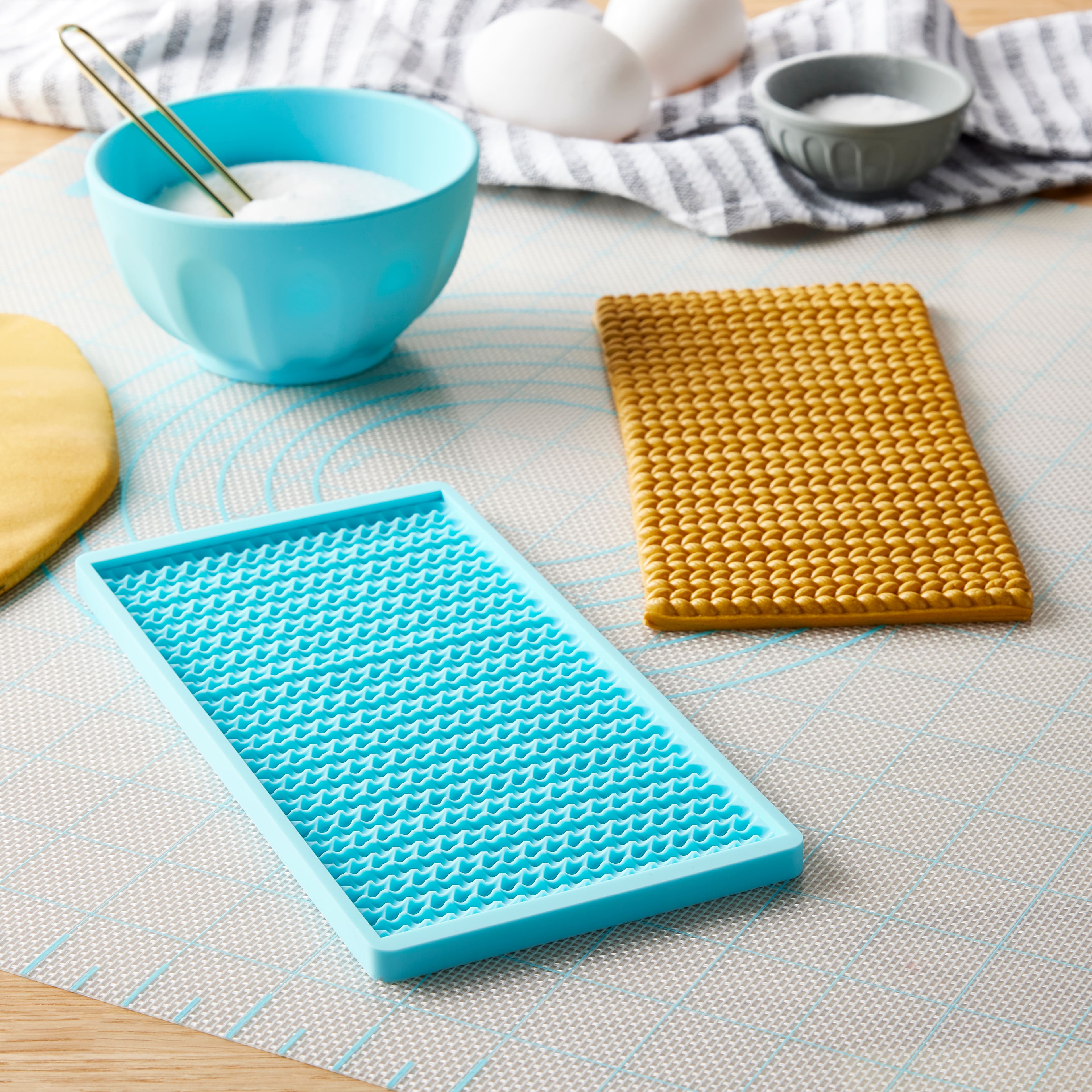 Knit Silicone Fondant Mold by Celebrate It&#xAE;