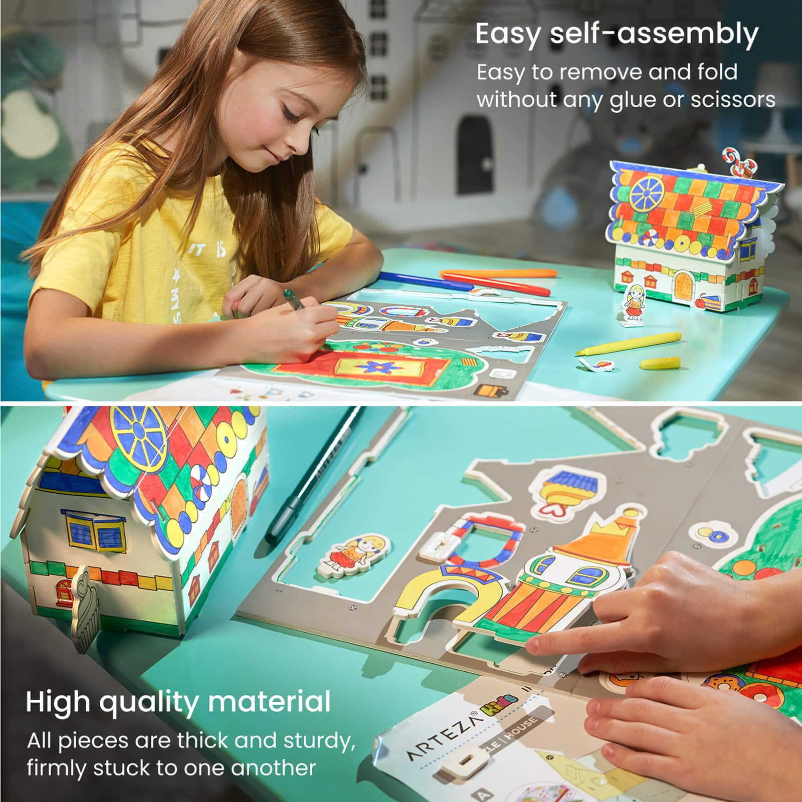 Arteza&#xAE; Kids 3D Puzzle House