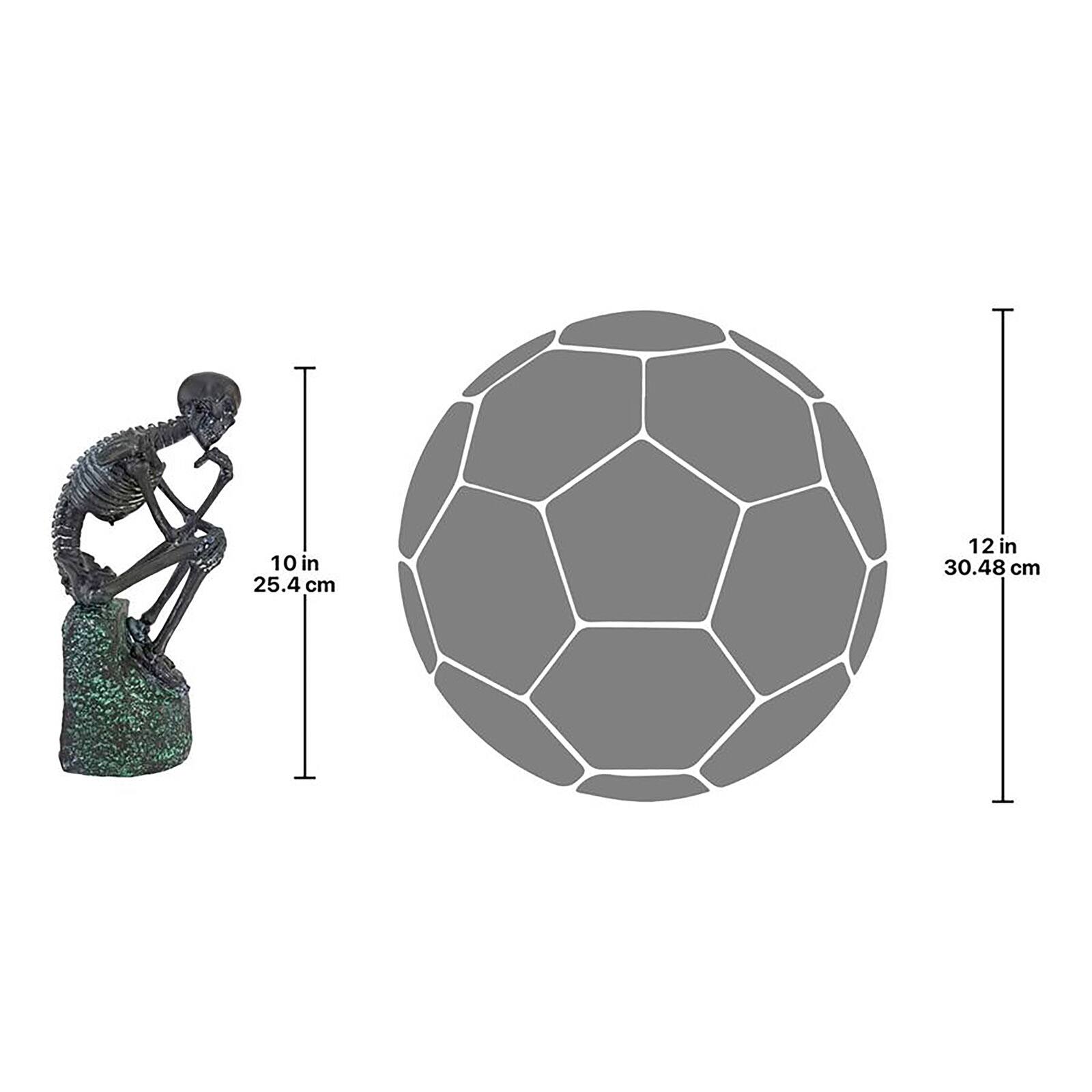 Design Toscano 10&#x22; The Skeleton Thinker Statue