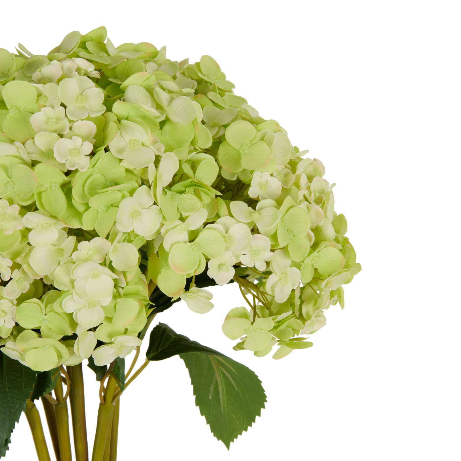 33&#x22; Green Hydrangea Artificial Flower Stem, 8ct.