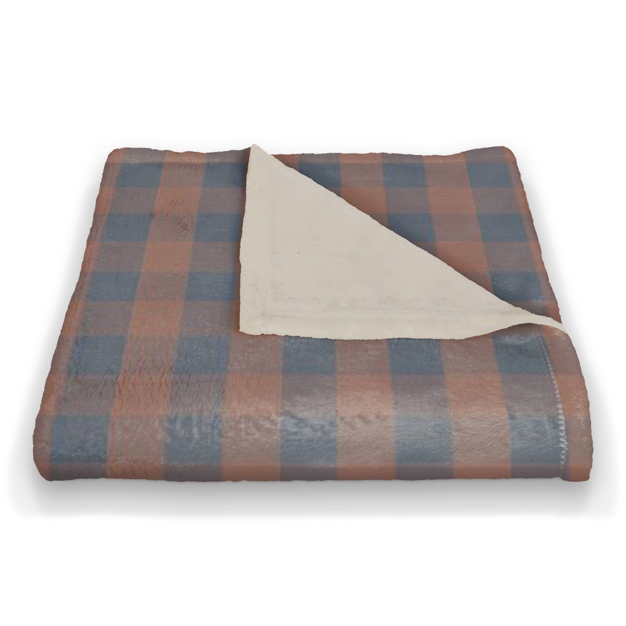 Plaid Coral Fleece Blanket