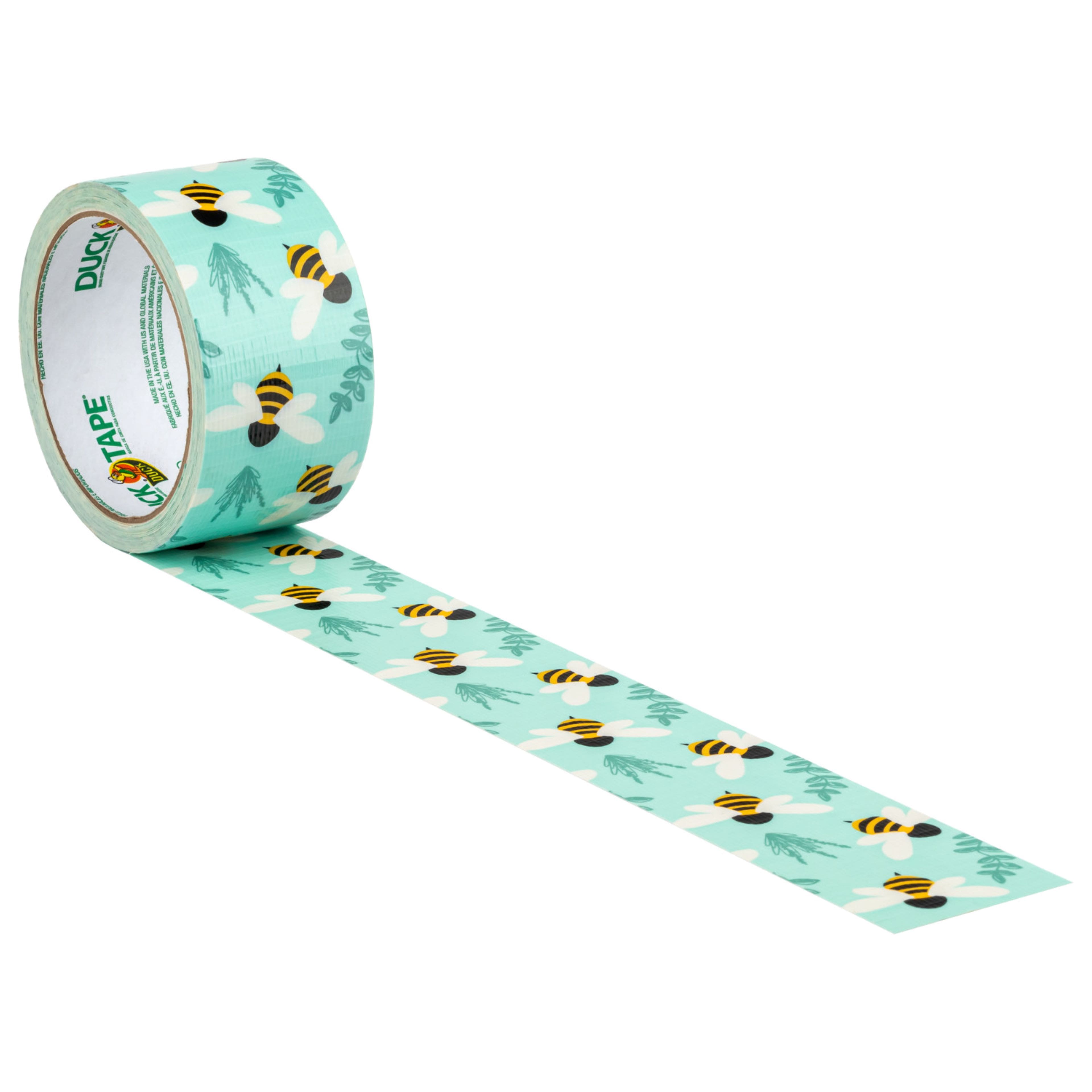 12 Pack: Duck Tape&#xAE; Blue Botanical Bees Duct Tape