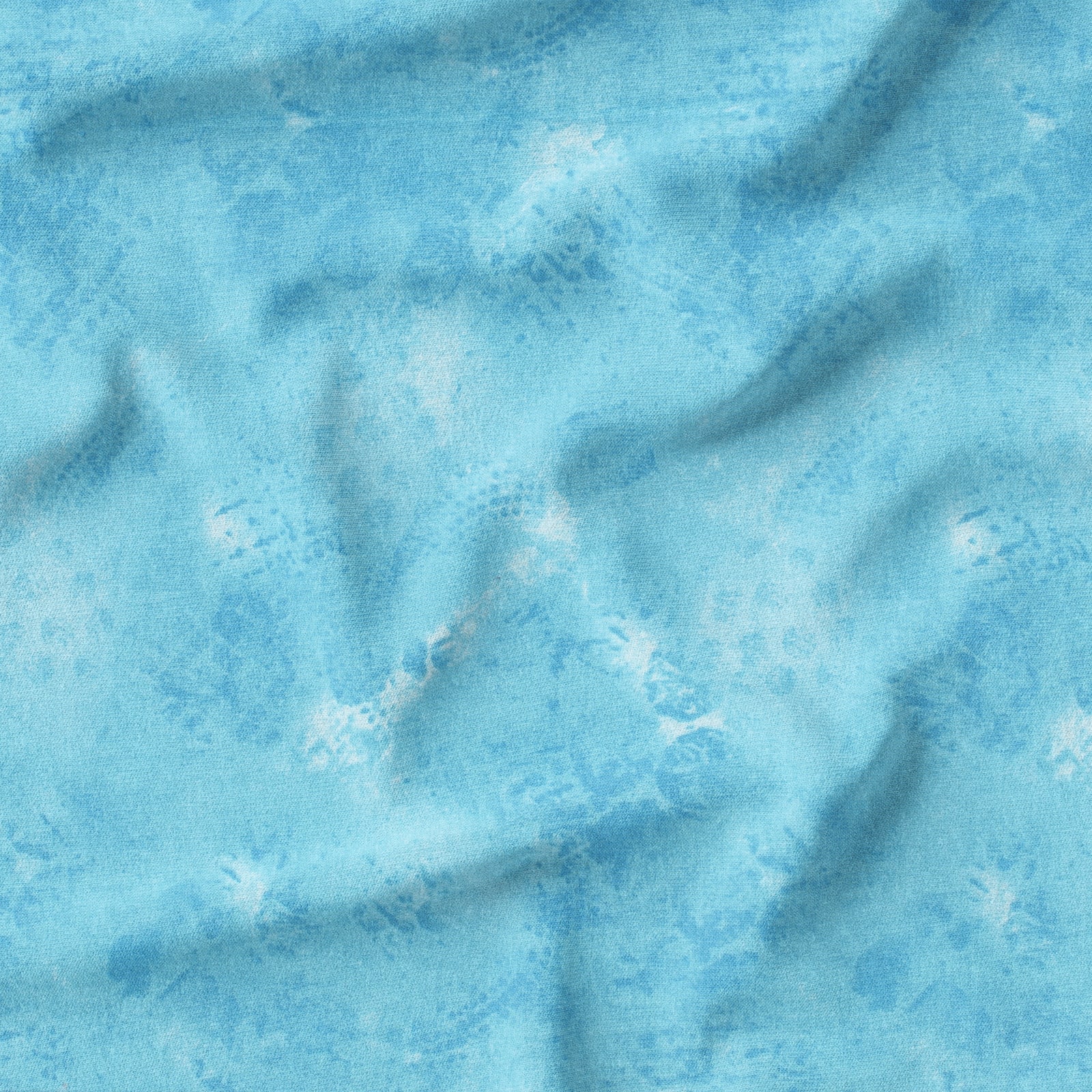 Texture Turquoise Cotton Fabric