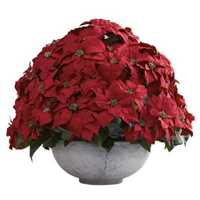 2.5ft. Potted Poinsettia Arrangement In Decorative Planter | Michaels