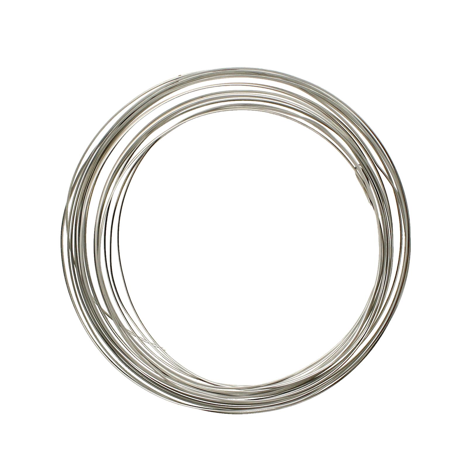 The Beadsmith&#xAE; Wire Elements&#x2122; 21 Gauge Tarnish Resistant Half Round Soft Temper Wire, 4yd.