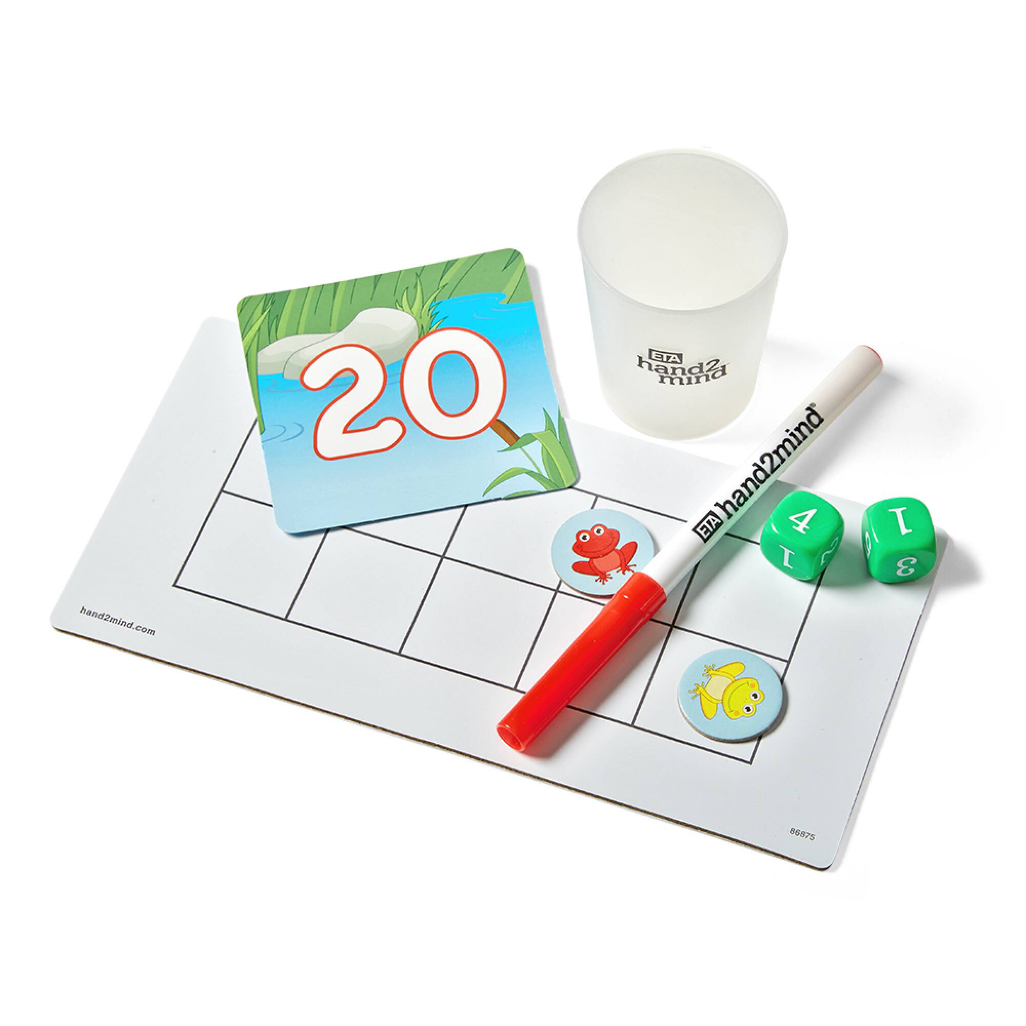 hand2mind&#xAE; Ten Frame Pop-Up Center Math Games