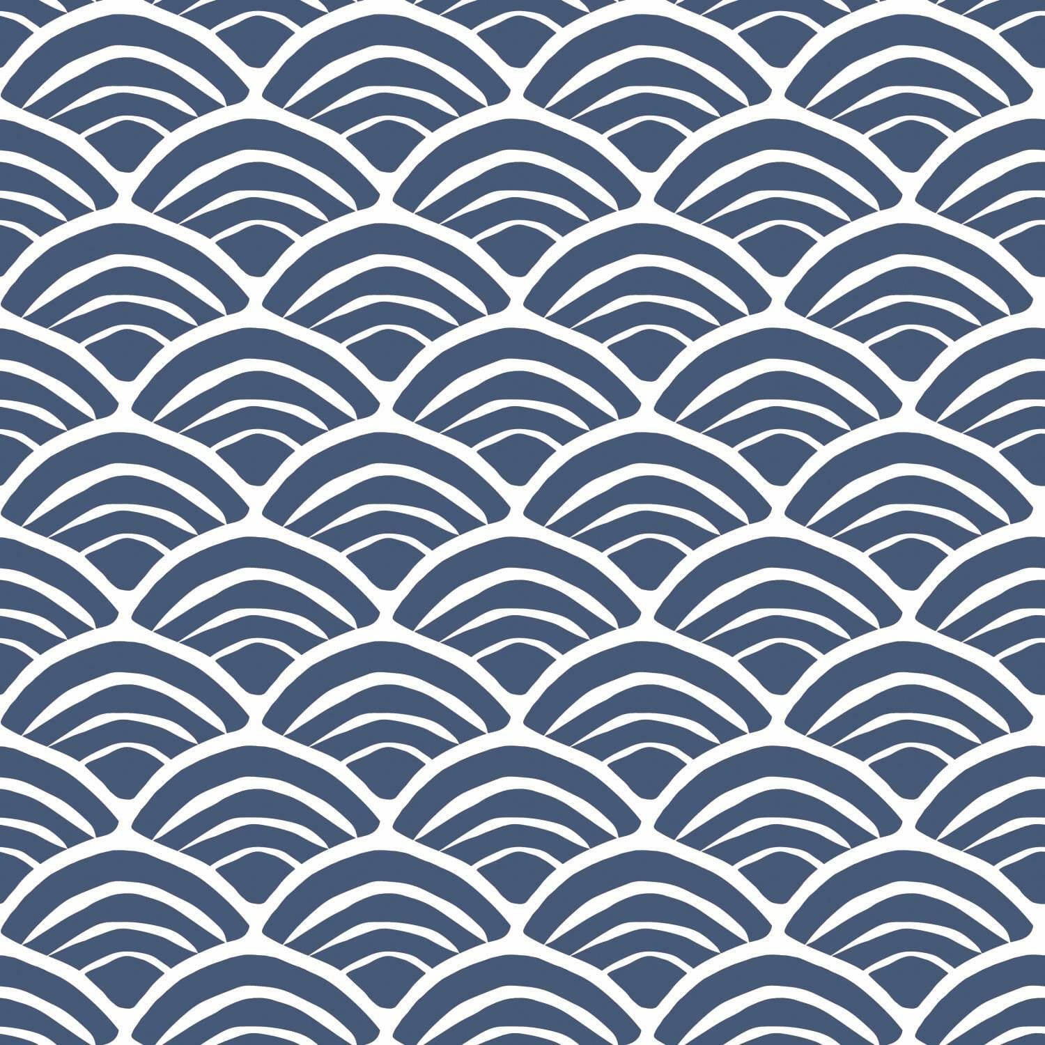 RoomMates Coastal Scallop Peel & Stick Wallpaper