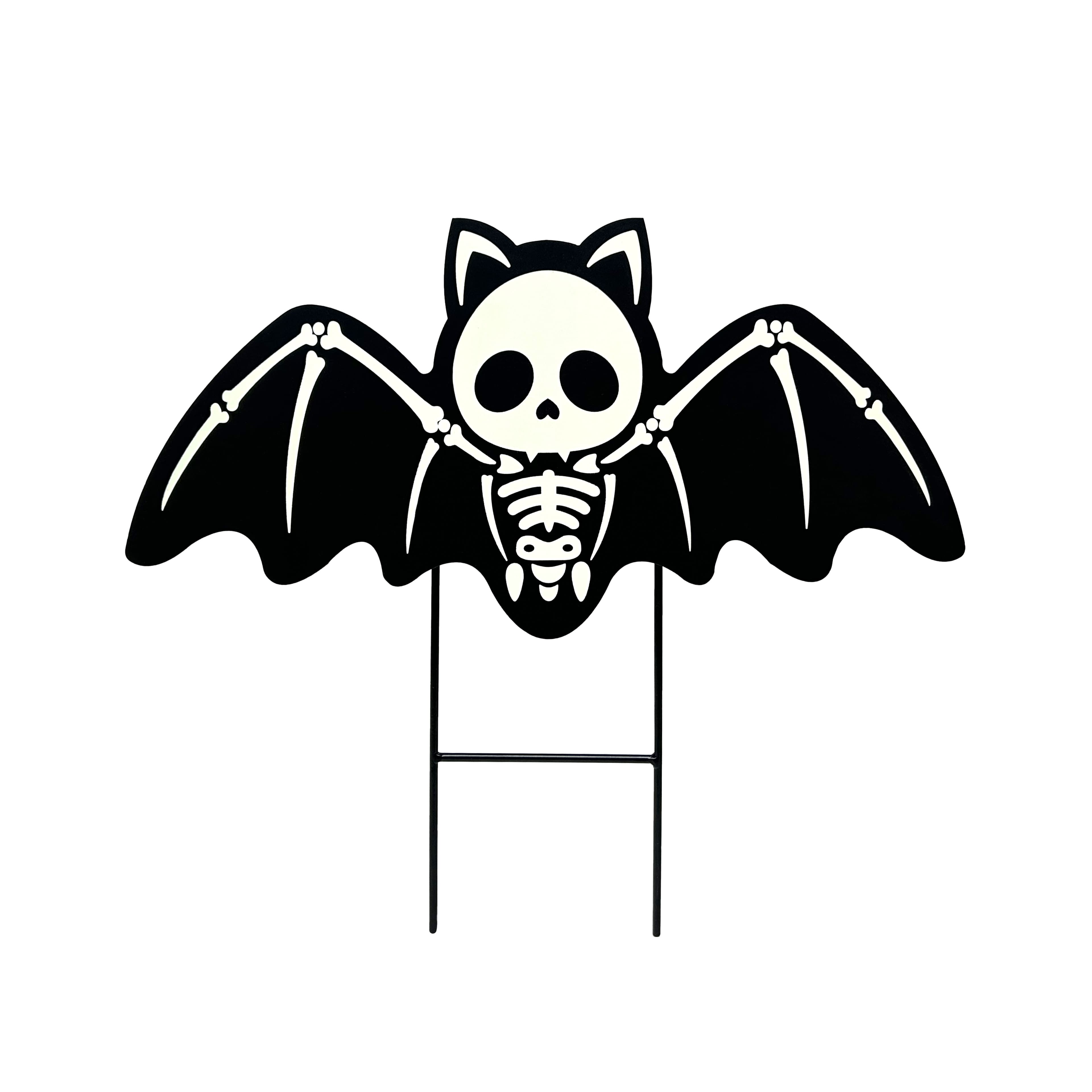 1.5ft. Glow-in-the-Dark Bat Metal Yard Stake by Ashland&#xAE;