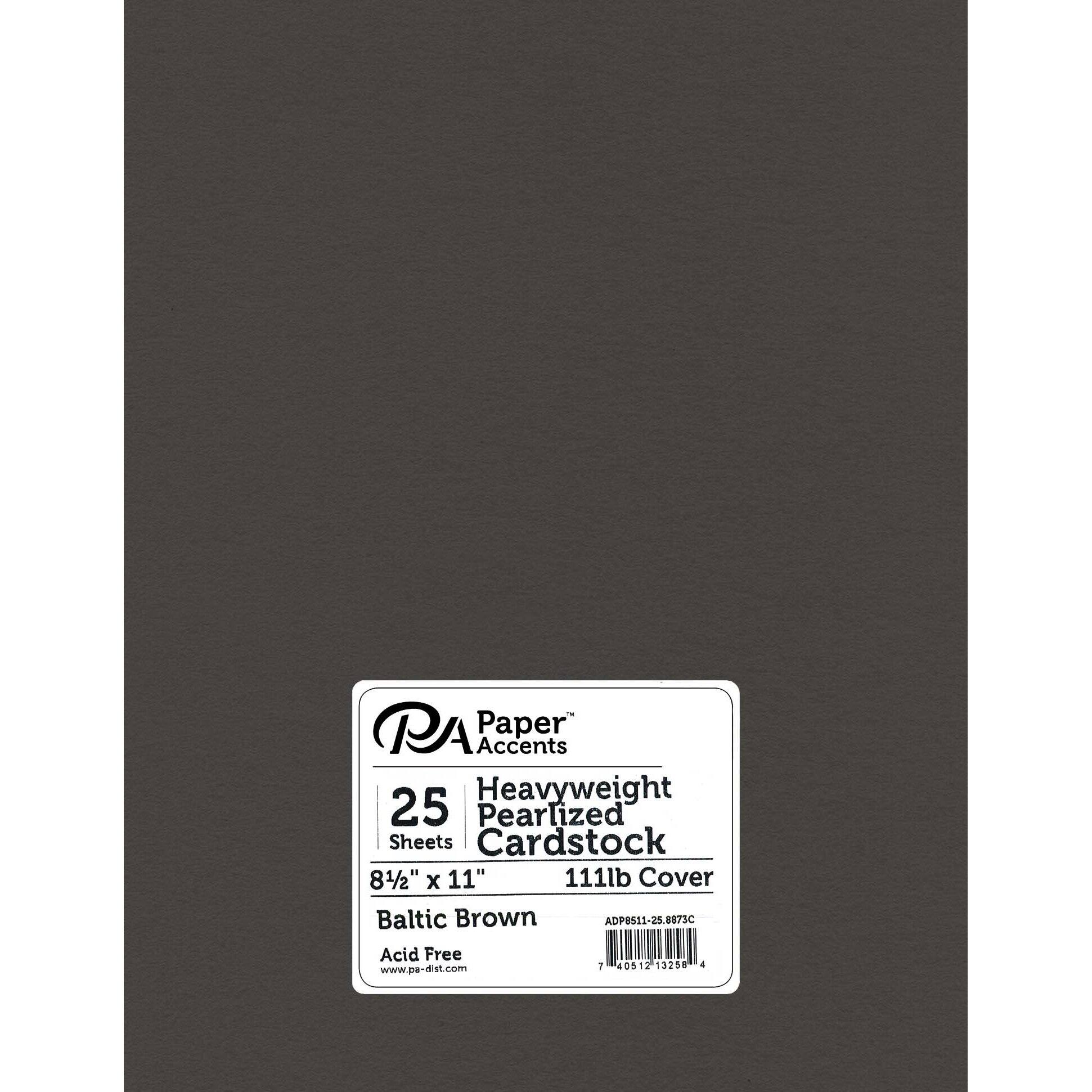 PA Paper&#x2122; Accents 8.5&#x22; x 11&#x22; Pearlized 111lb. Cardstock, 25 Sheets