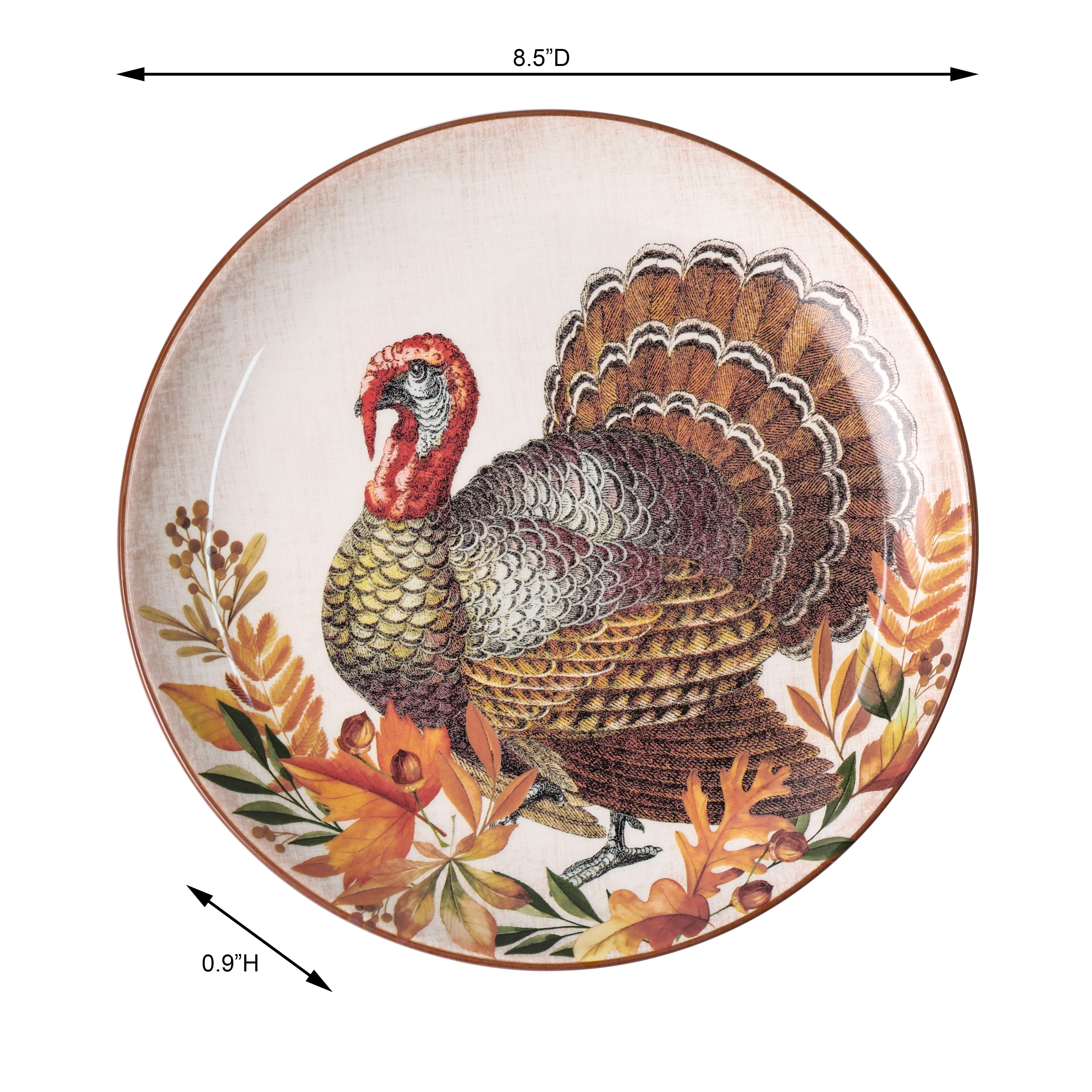 8.5" Turkey Ceramic Salad Plate by Ashland®