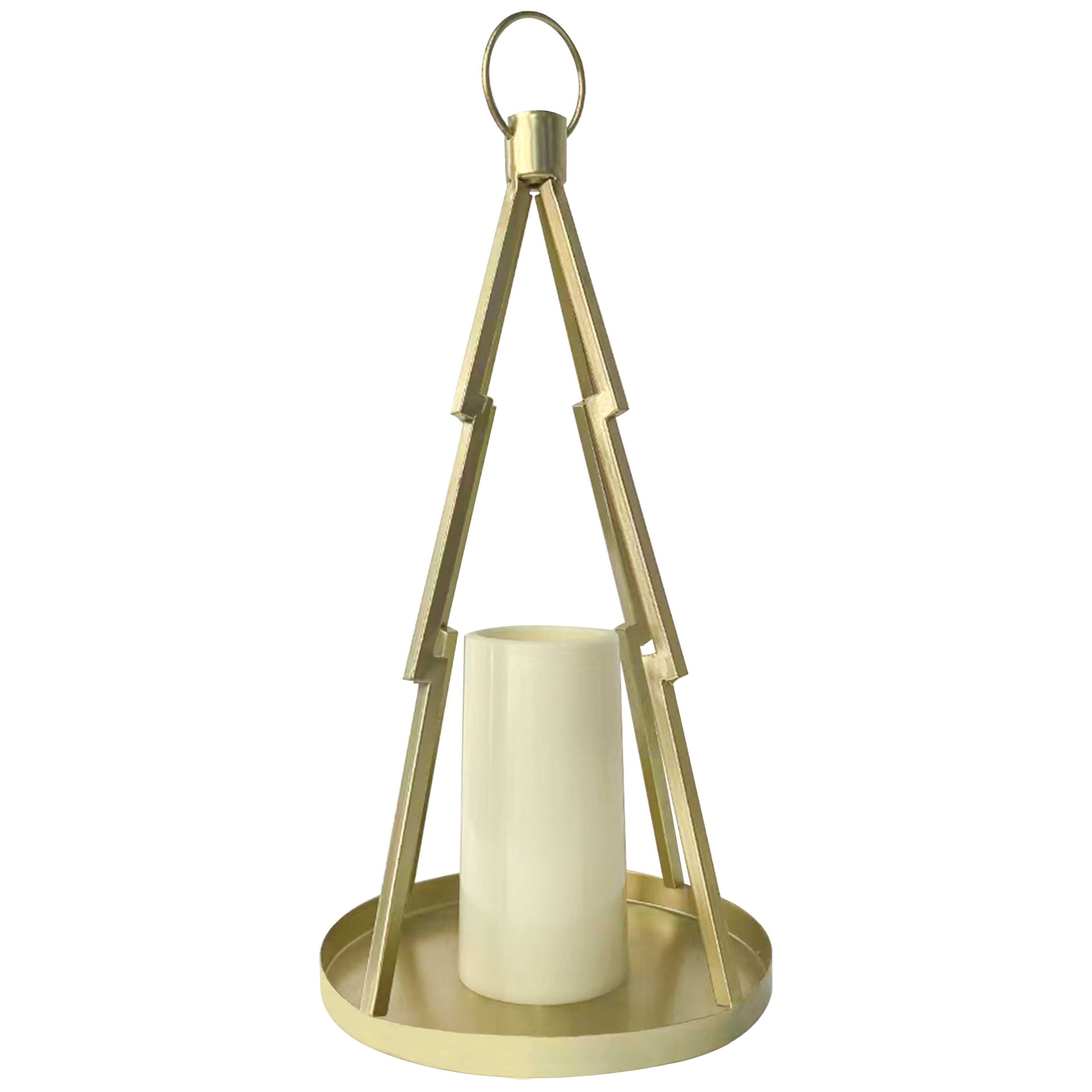 15&#x22; Gold Tree-Shaped Candle Lantern by Ashland&#xAE;