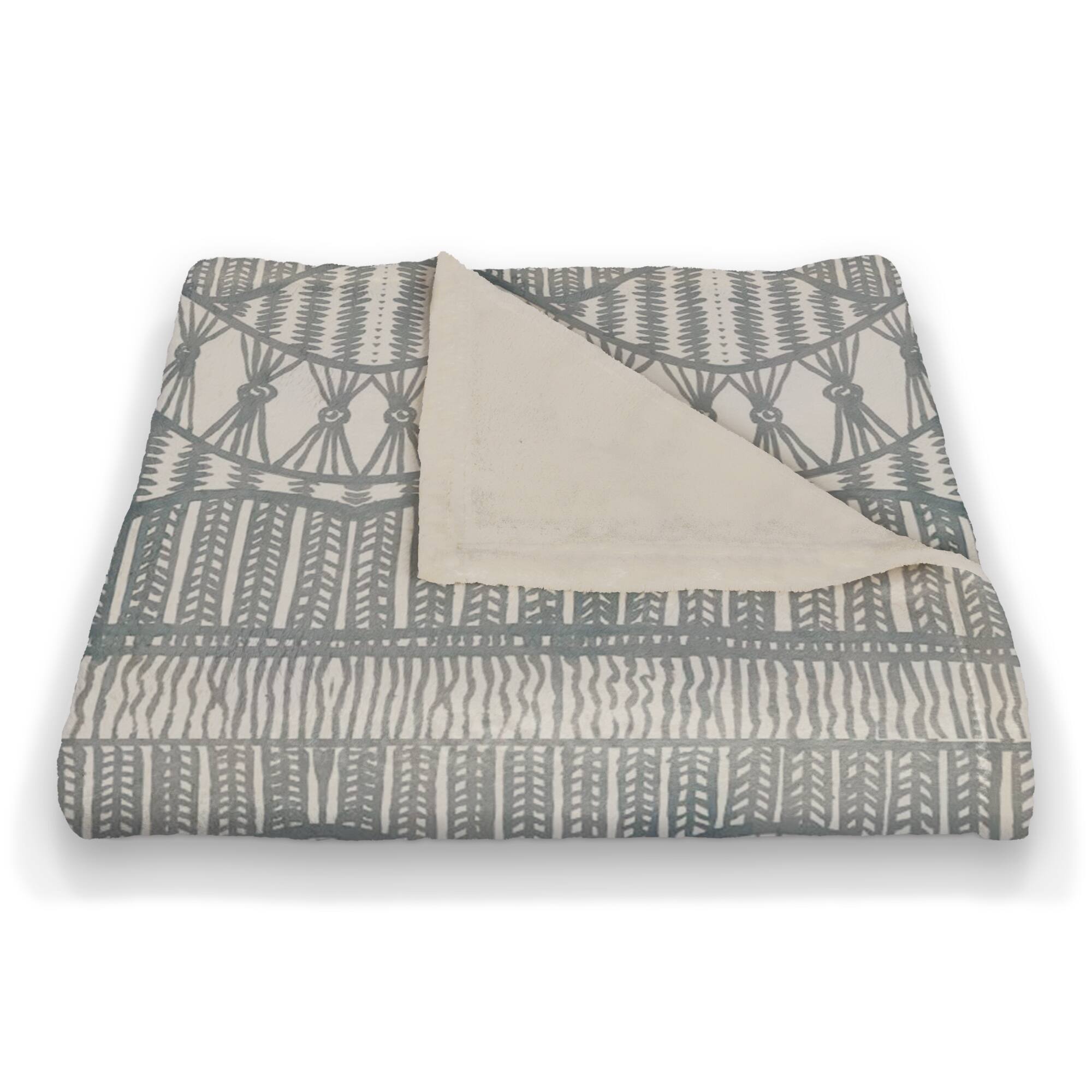 Lace Pattern Coral Fleece Blanket