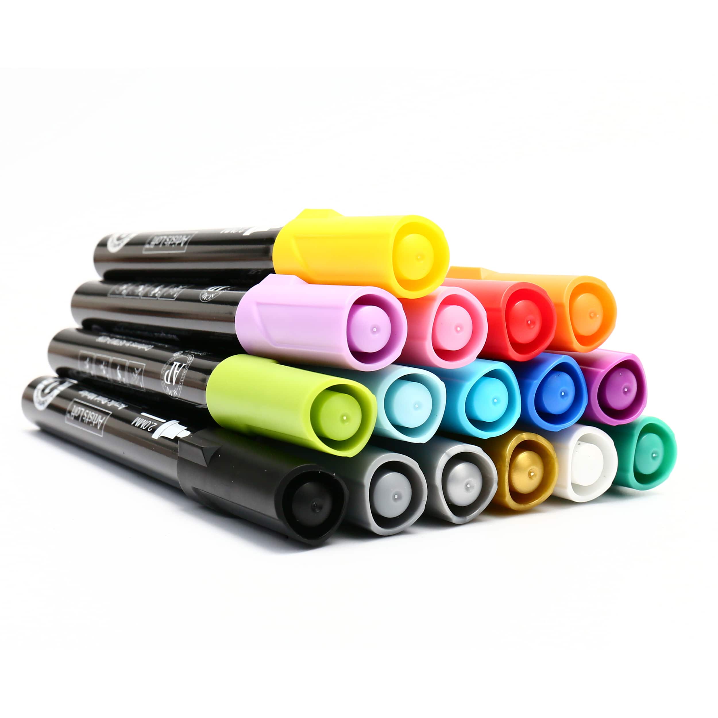 16 Colour Acrylic Paint Marker Set by Artist's Loft™