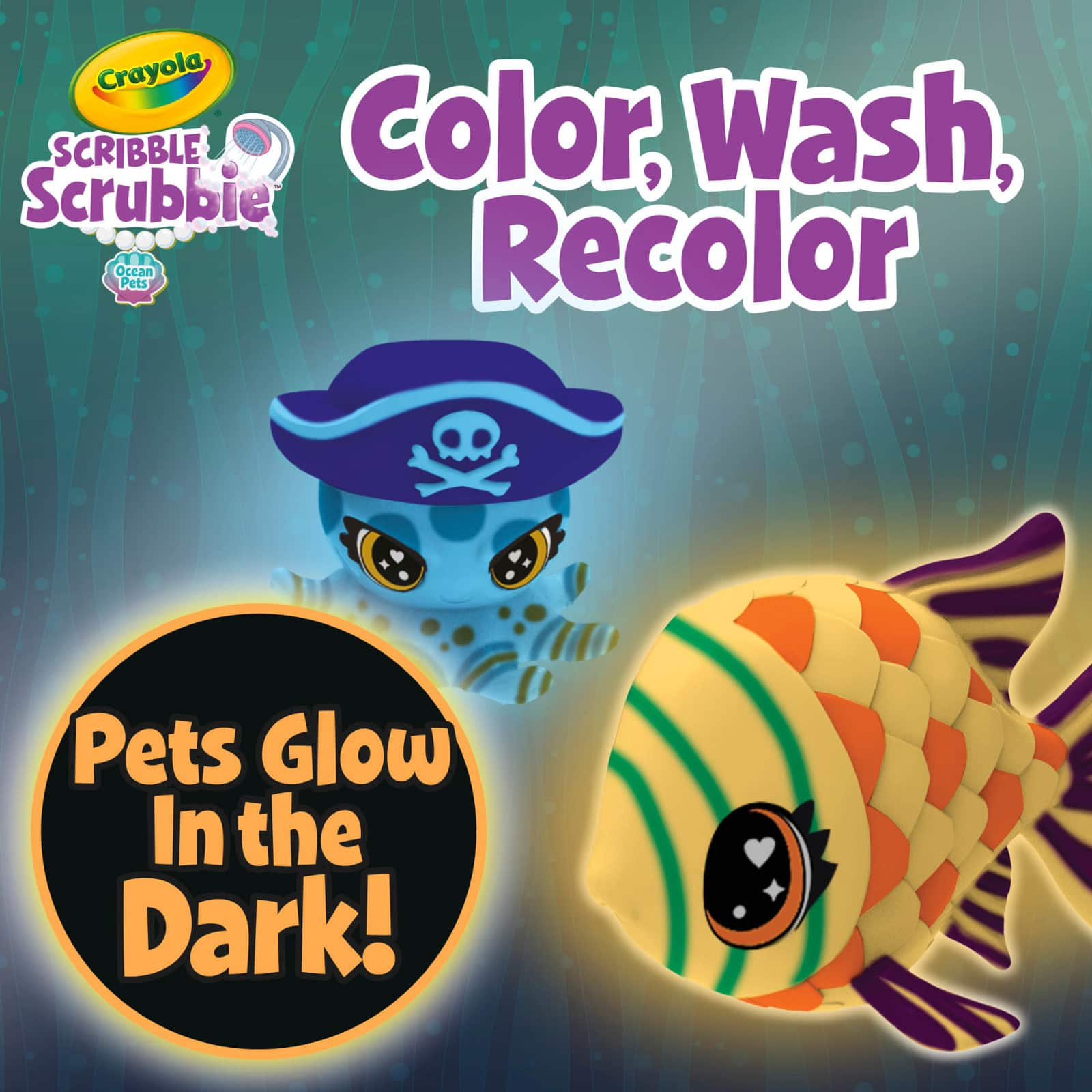 Crayola&#xAE; Scribble Scrubbie&#xAE; Glow Ocean Playset