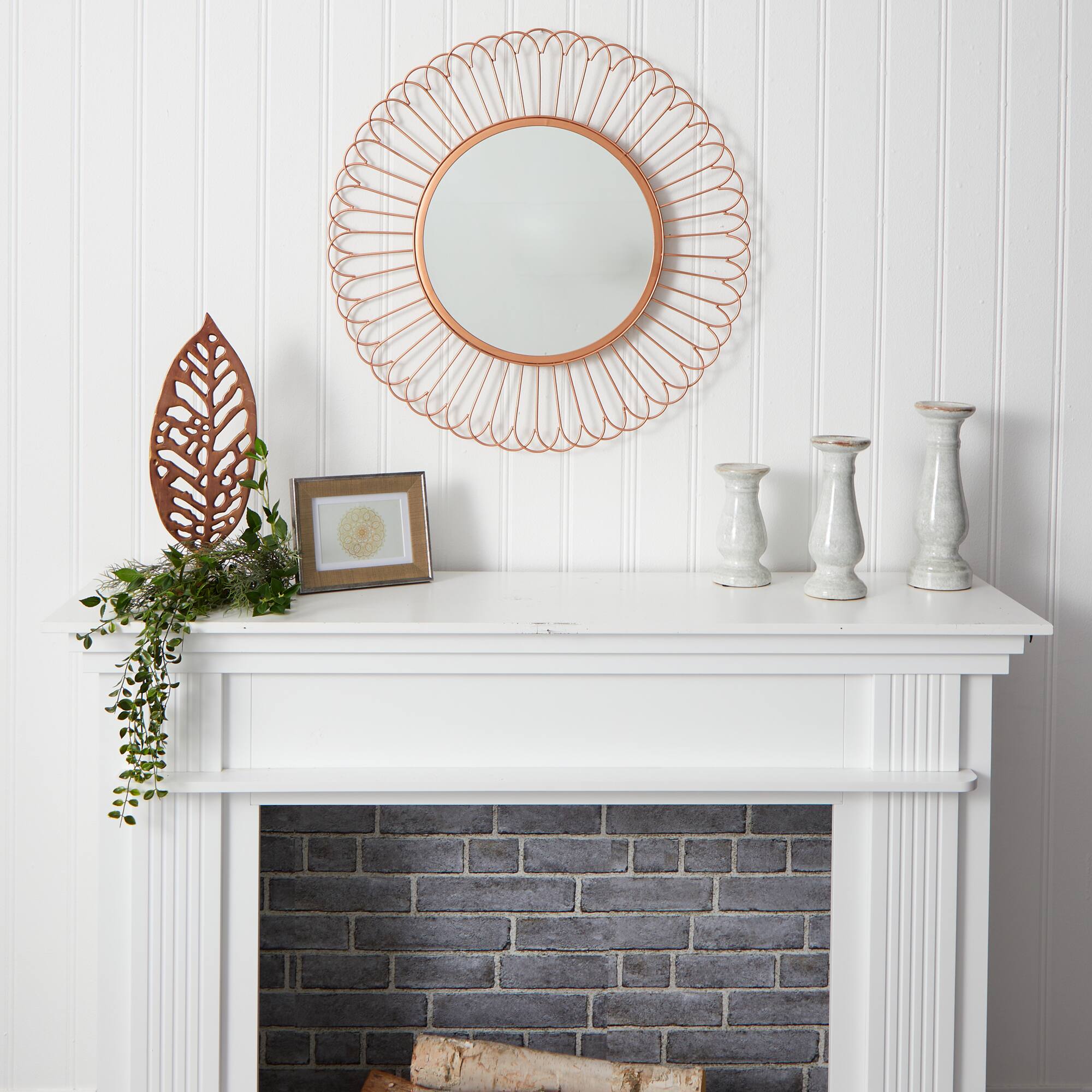 28&#x22; Starburst Mirror Wall D&#xE9;cor
