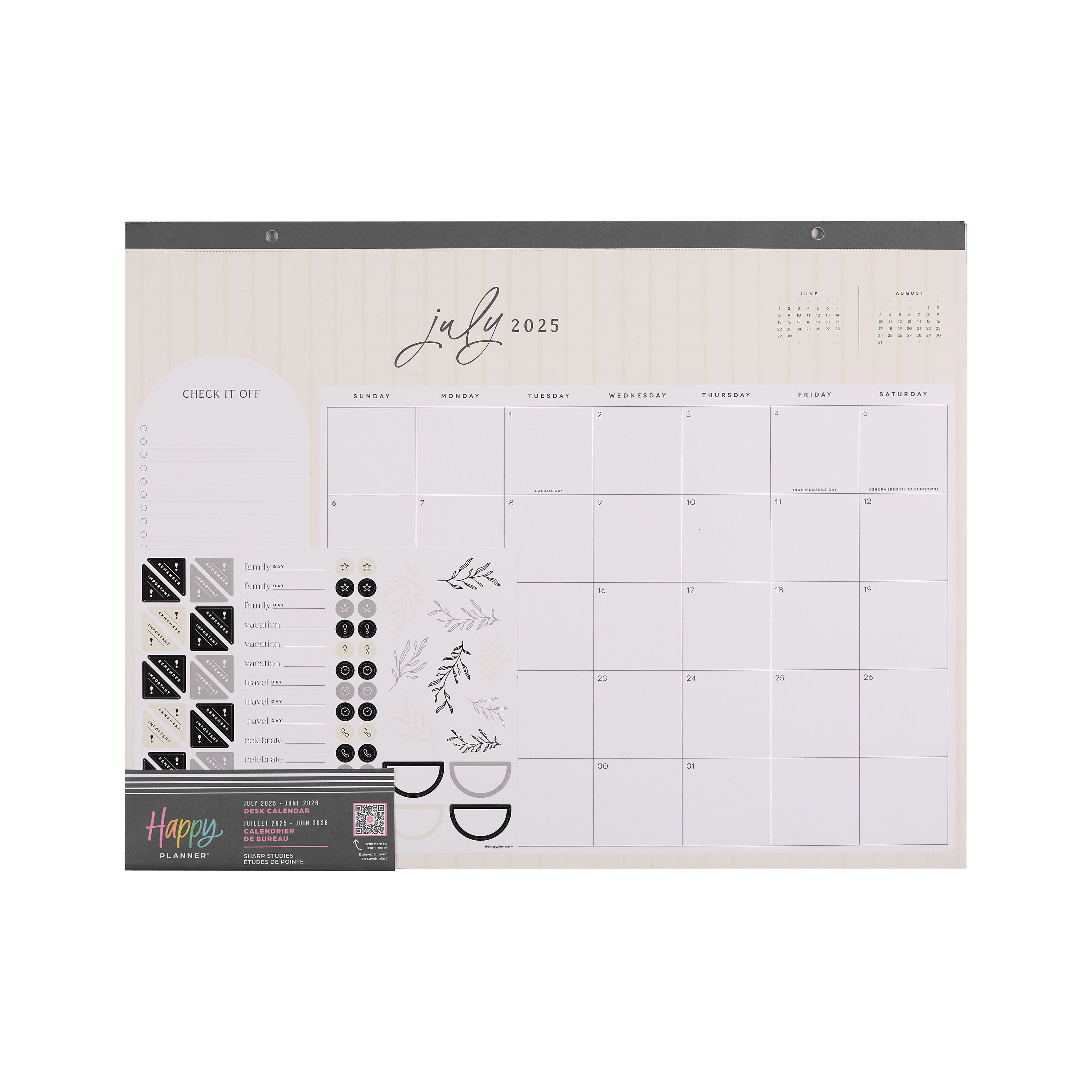 The Happy Planner&#xAE; Sharp Studies 12-Month Desk Calendar