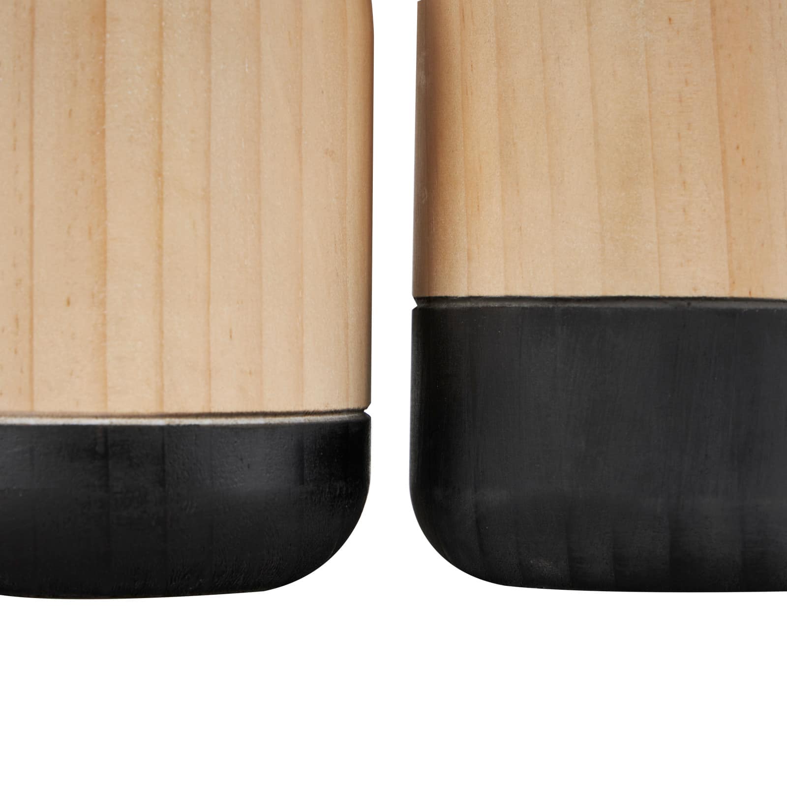Natural Wood Color Block Vase Set