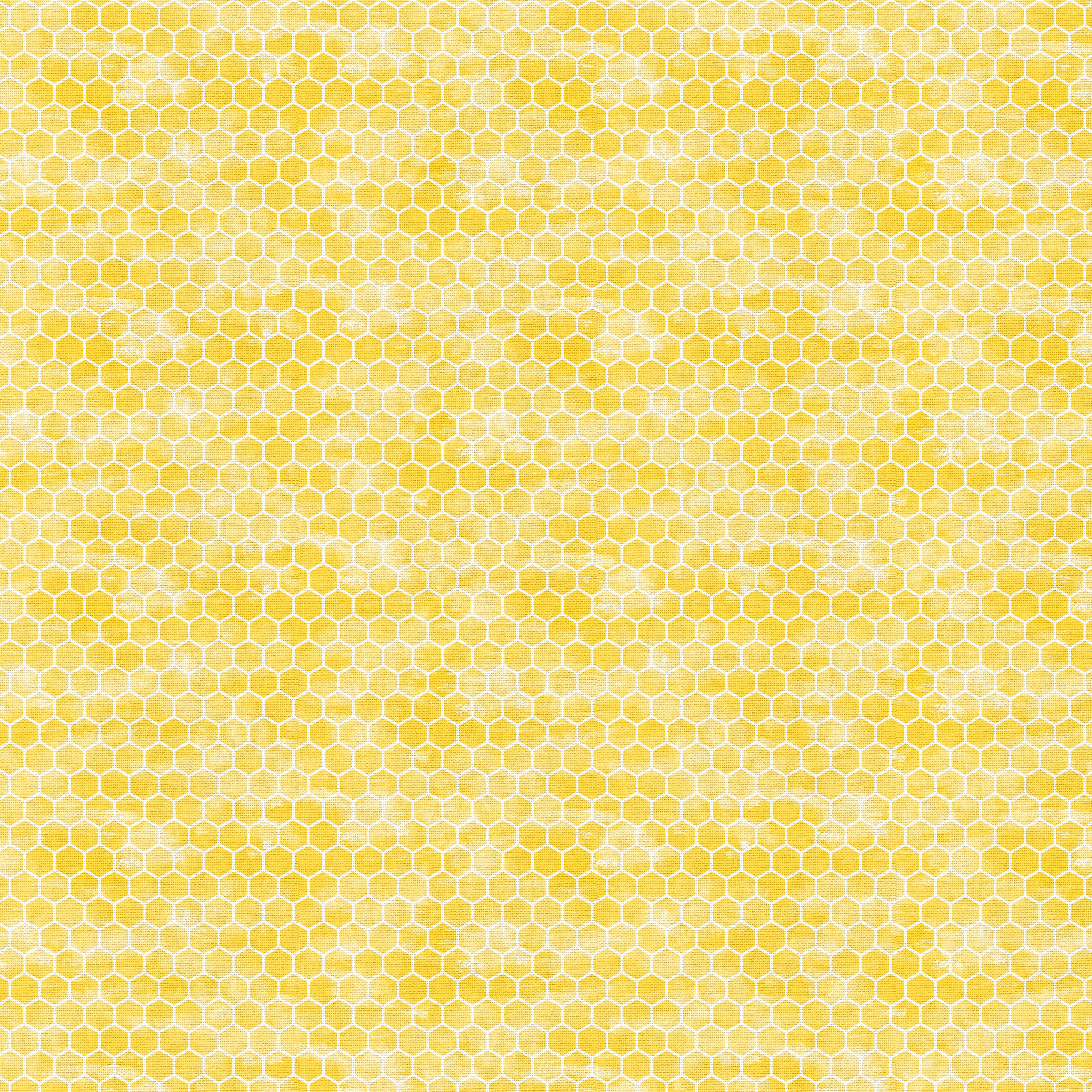 Yellow Honeycomb Cotton Fabric Bundle by Loops & Threads™