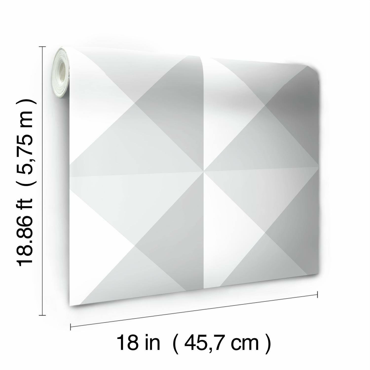 RoomMates Origami Peel & Stick Wallpaper