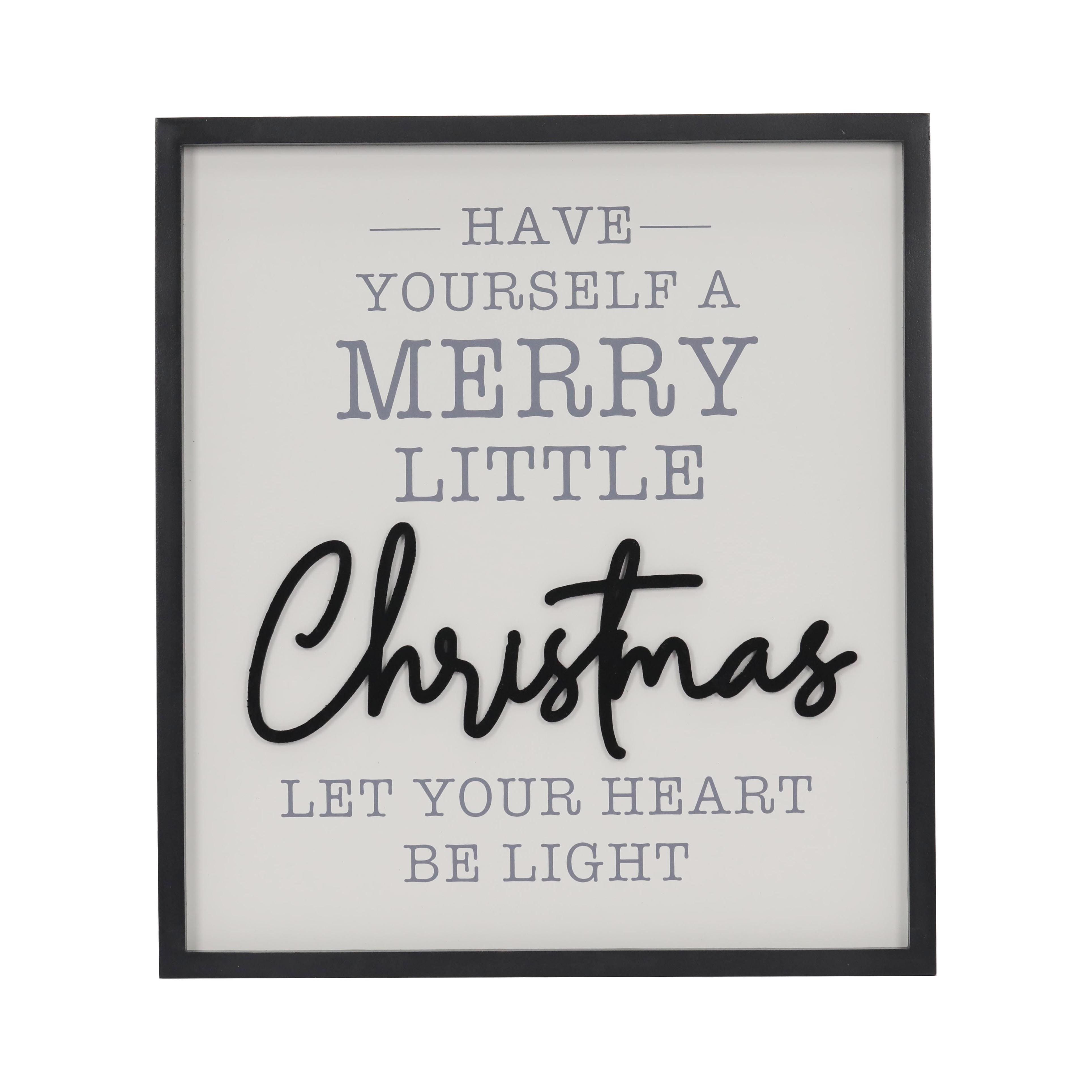 Merry Little Christmas Wall Sign by Ashland&#xAE;