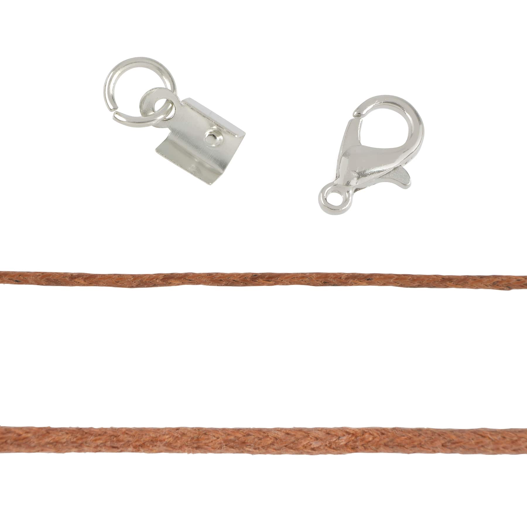 12 Pack: Brown Waxed Cotton Cord Set by Bead Landing™