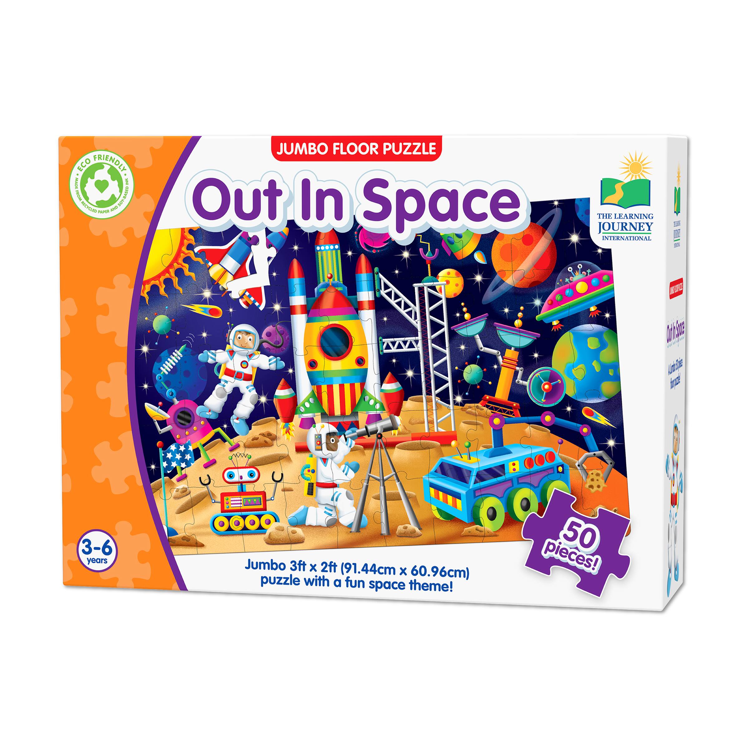 Jumbo Floor Puzzle - Out In Space: 50 Pcs