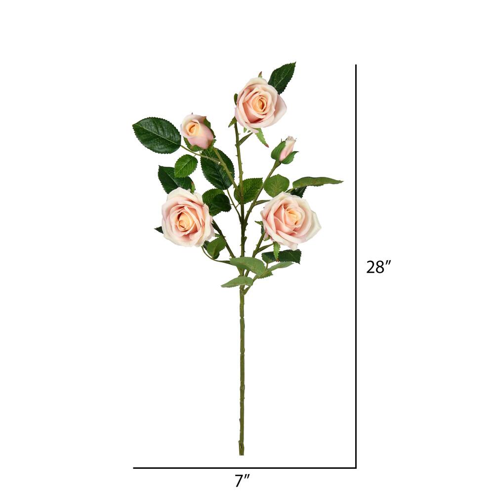 Pink Rose Spray, 3ct.
