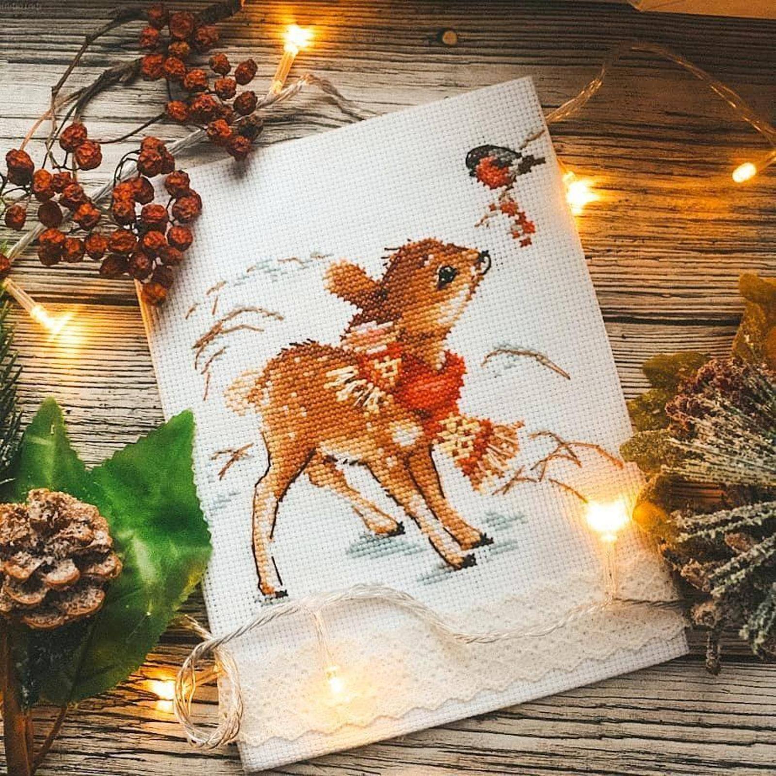 Alisa Little Deer Cross Stitch Kit