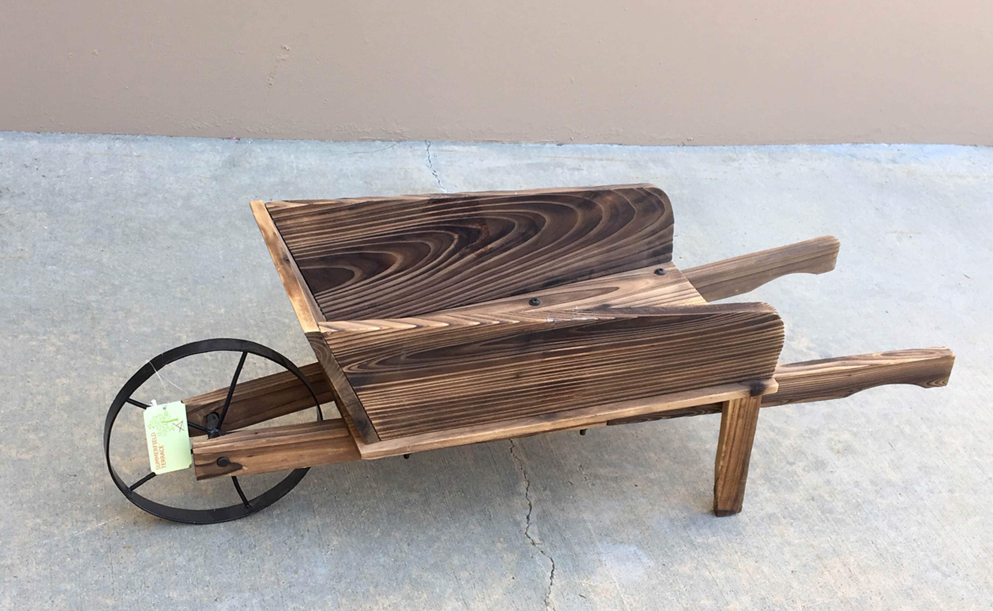 33&#x22; Country Flower Cart Planter