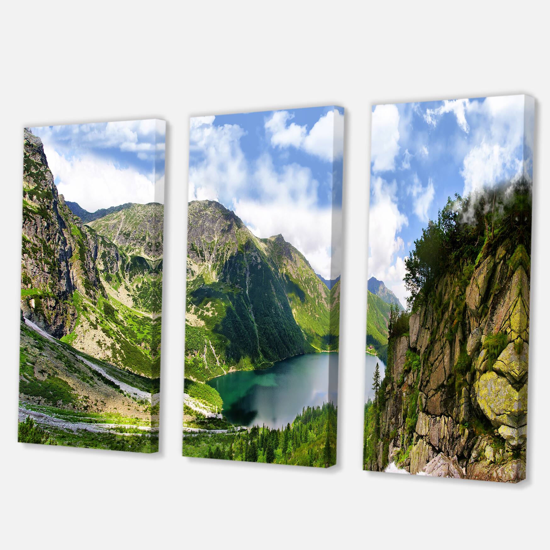 Designart - Incredible View of Tatra Mountains - Landscape Canvas Art Print