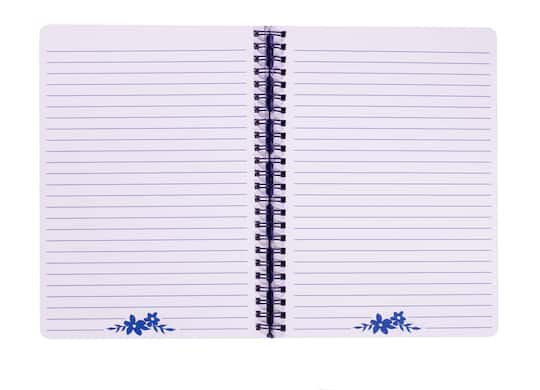 Steel Mill & Co.® Mini Blue Watercolor Spiral Bound Notebook | Michaels