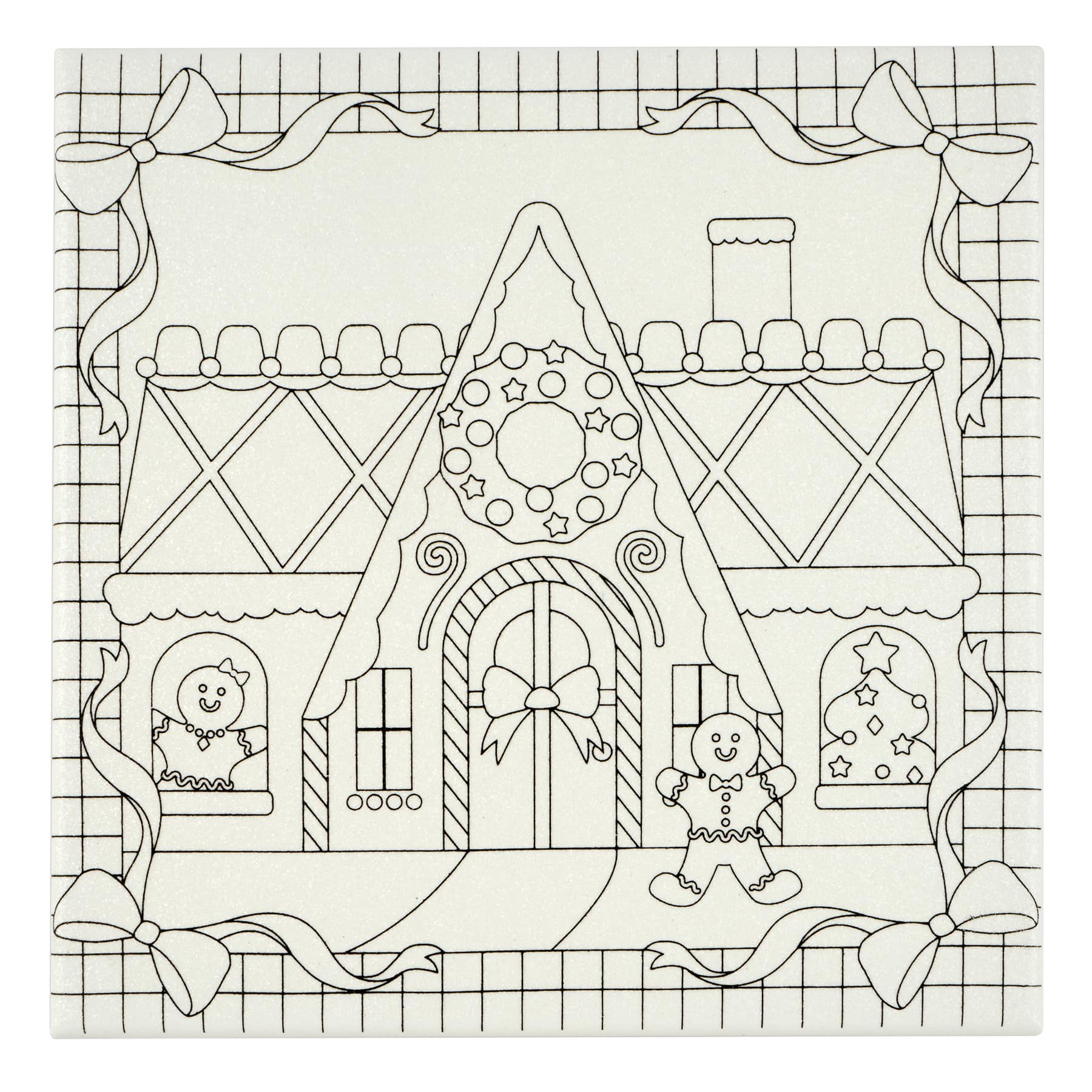 Gingerbread House Glitter Canvas Kit by Creatology&#x2122;