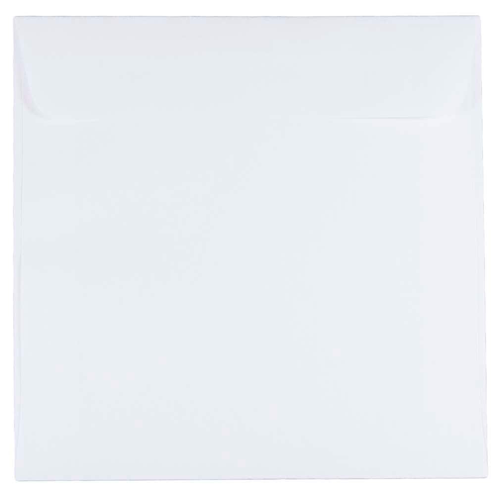 JAM Paper 6.5&#x22; x 6.5&#x22; White Square Invitation Envelopes