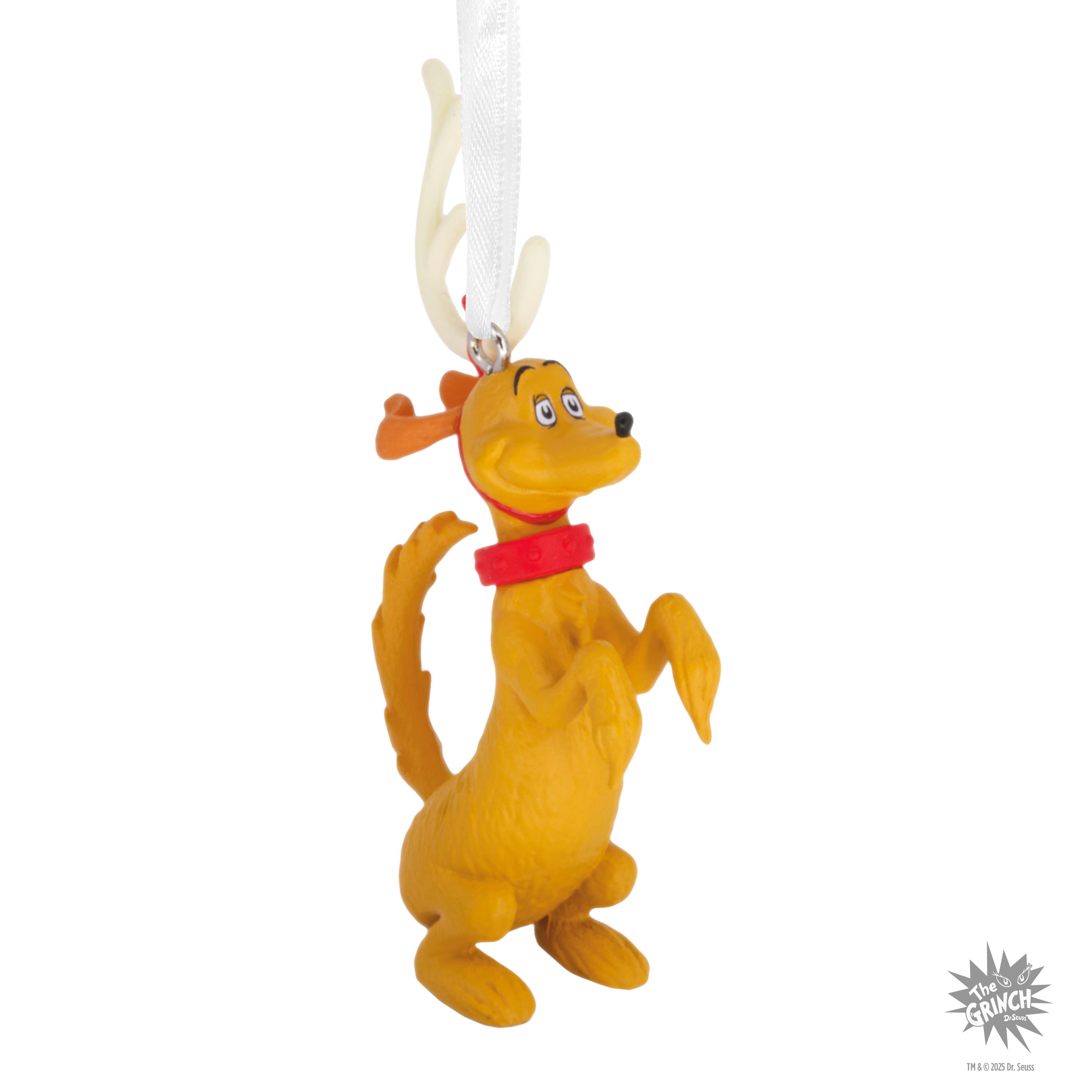 Hallmark Dr. Seuss&#x27;s How the Grinch Stole Christmas!&#x2122; 3.25&#x22; Max in Antlers Ornament