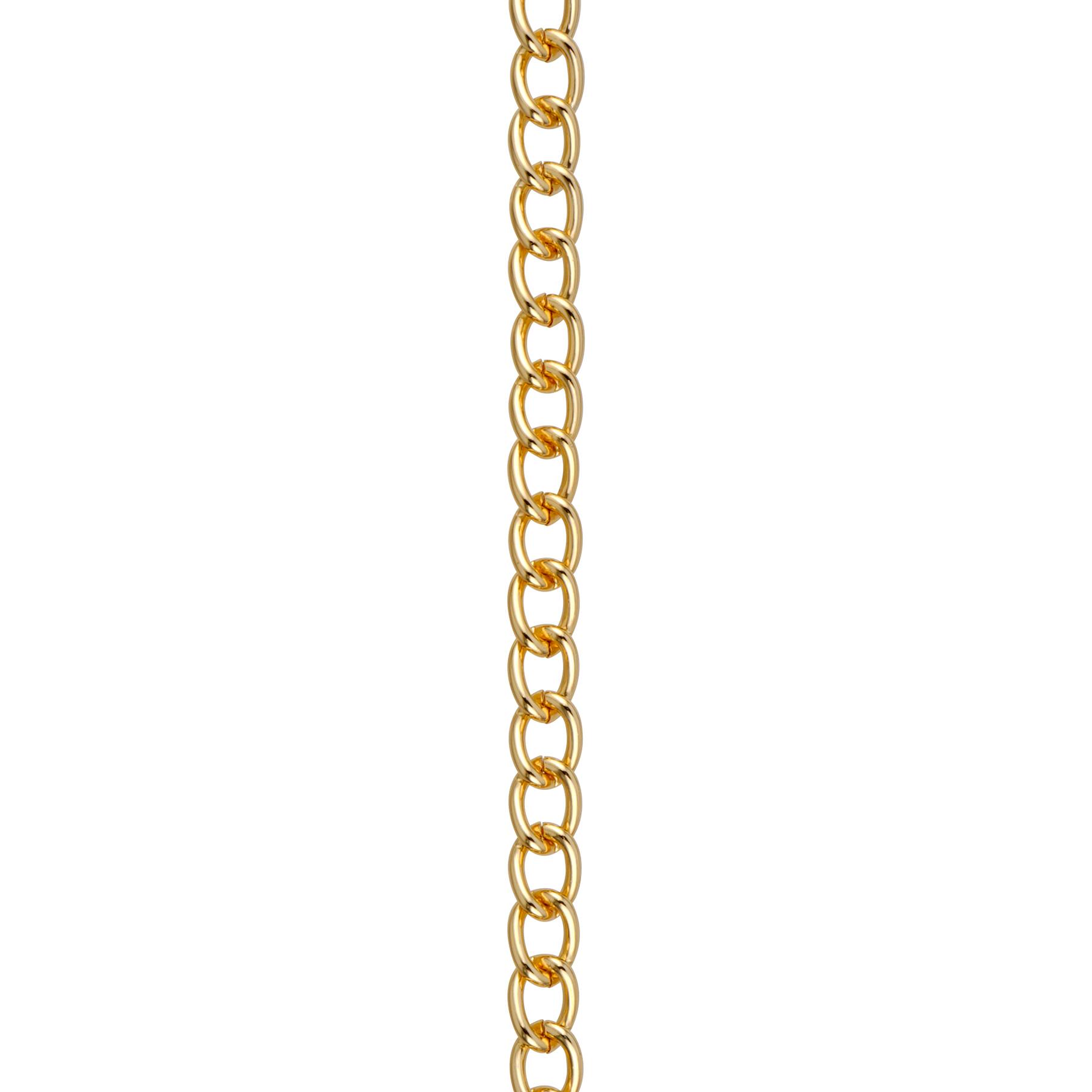 9.5" Gold Hat Curb Chain by Make Market®