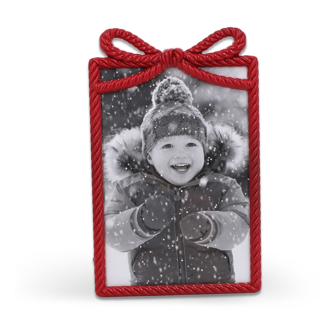 4&#x22; x 6&#x22; Rope with Bow Metal Frame by Studio D&#xE9;cor&#xAE;