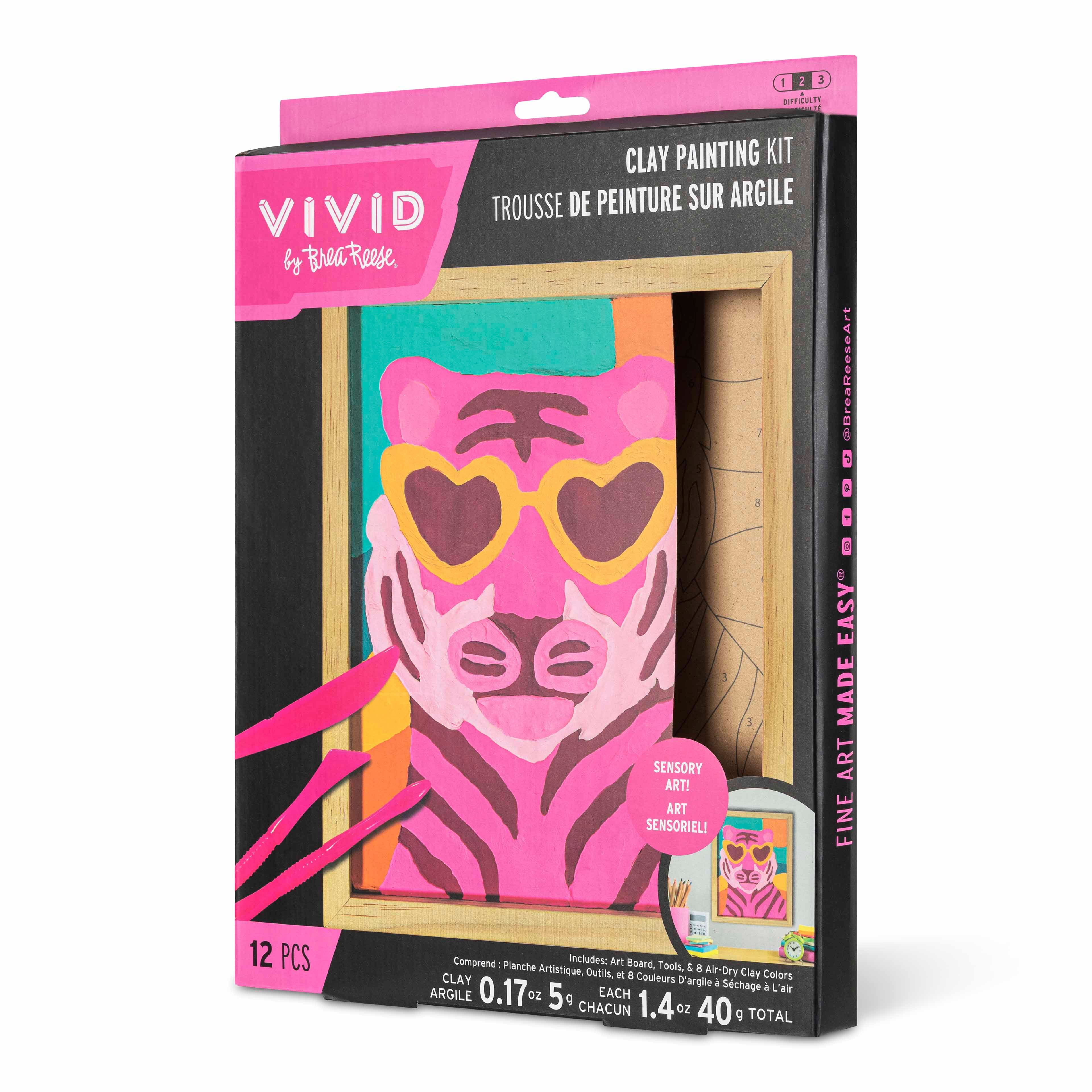 VIVID by Brea Reese&#xAE; Tiger Clay Painting Kit