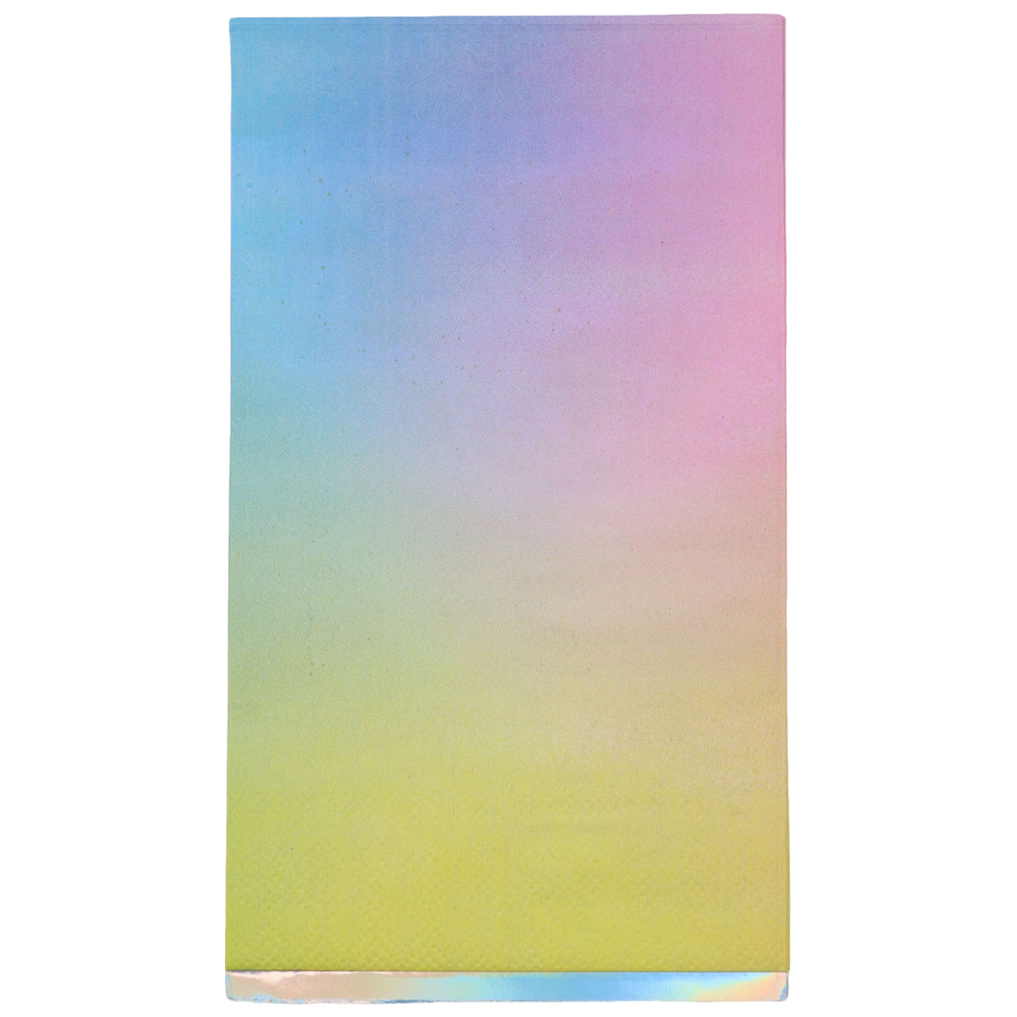 Multicolor Ombre Guest Napkins with Iridescent Foil Edges, 20ct. by Celebrate It&#x2122;