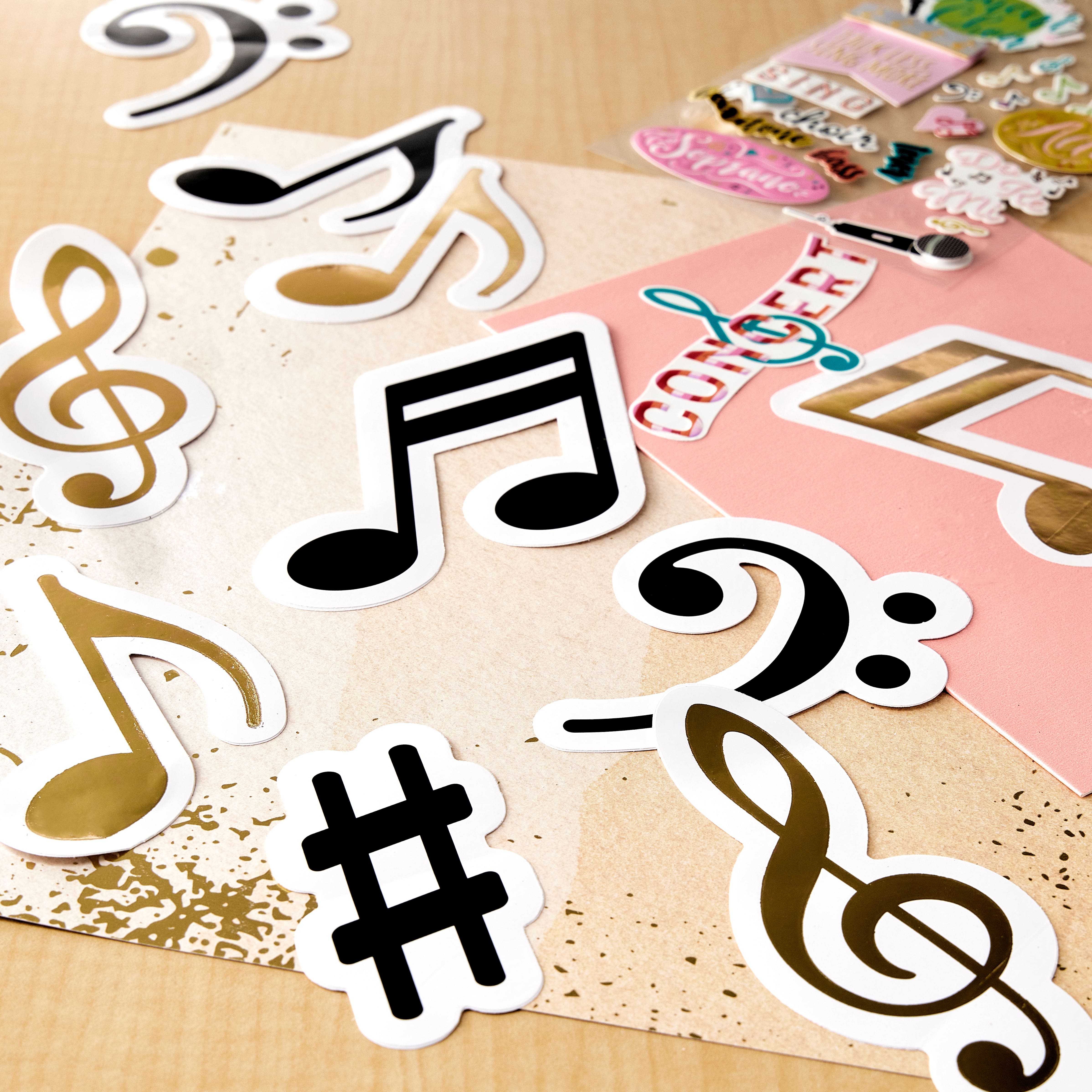 Music Notes Stickers by Recollections™