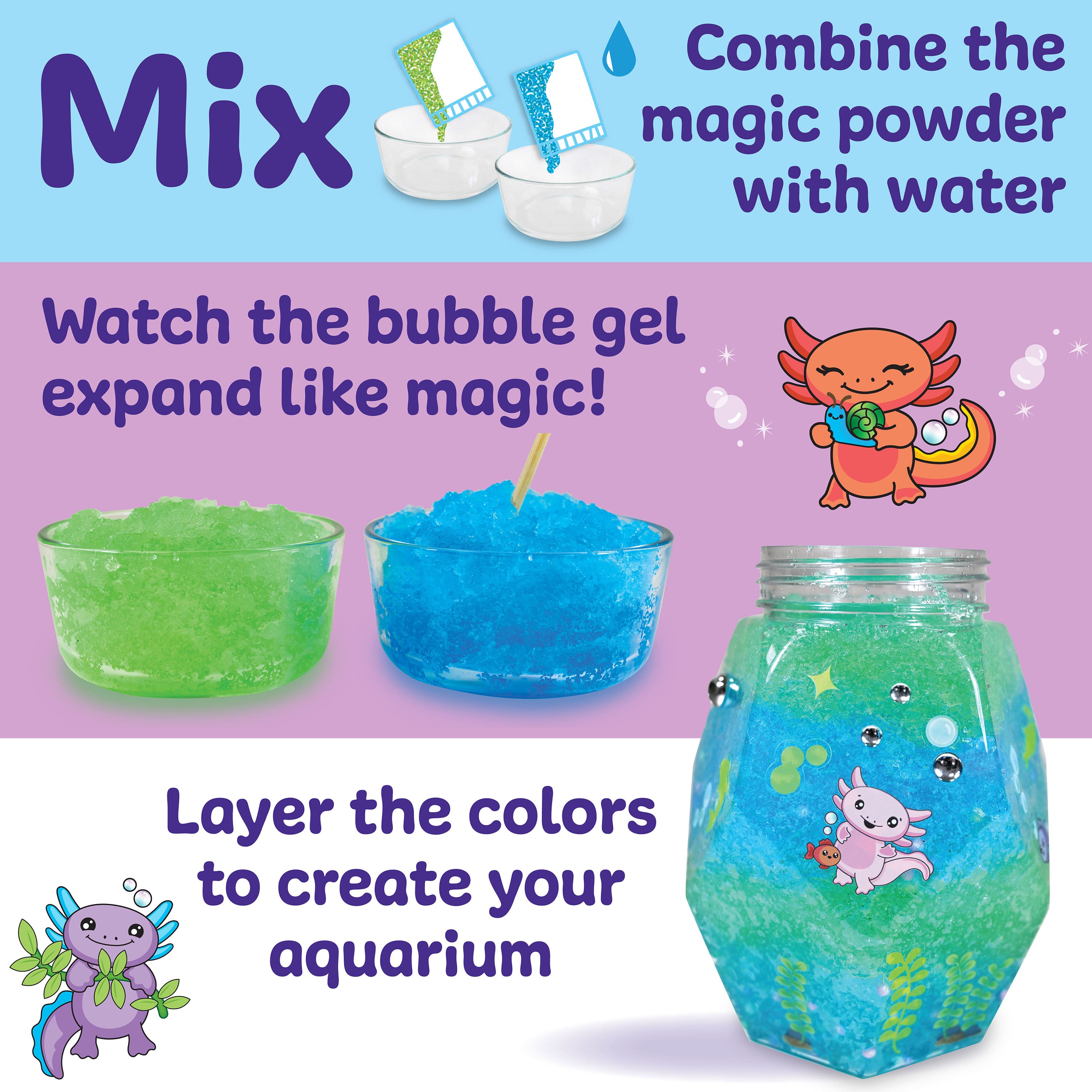 Creativity for Kids&#xAE; Glowing Axolotl Aquarium