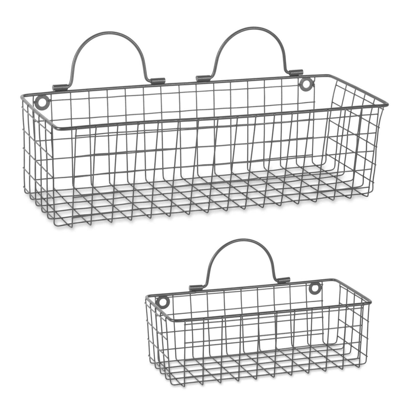 DII&#xAE; Wire Wall Basket Set