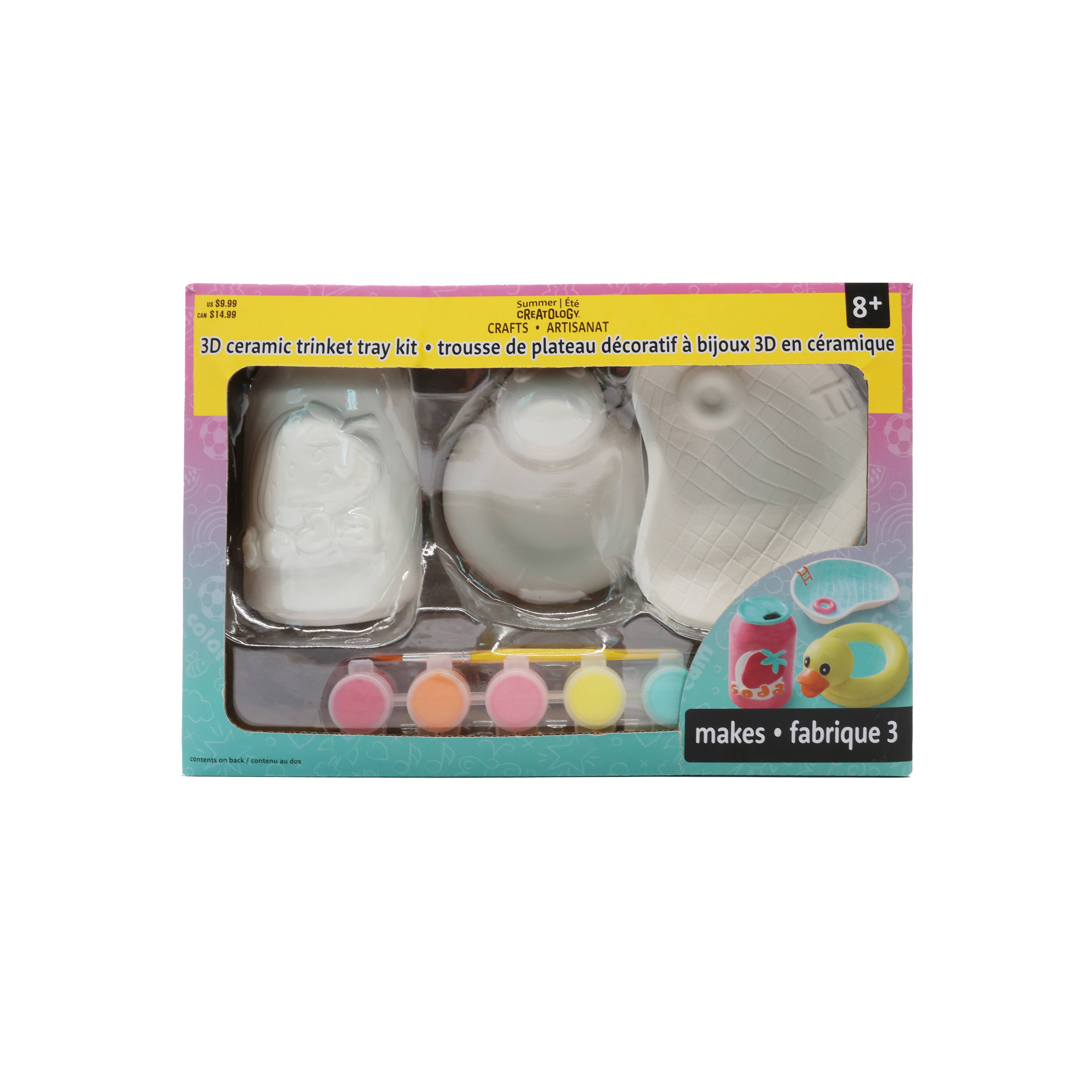 Create Your Own 3D Ceramic Trinket Tray Kit by Creatology™