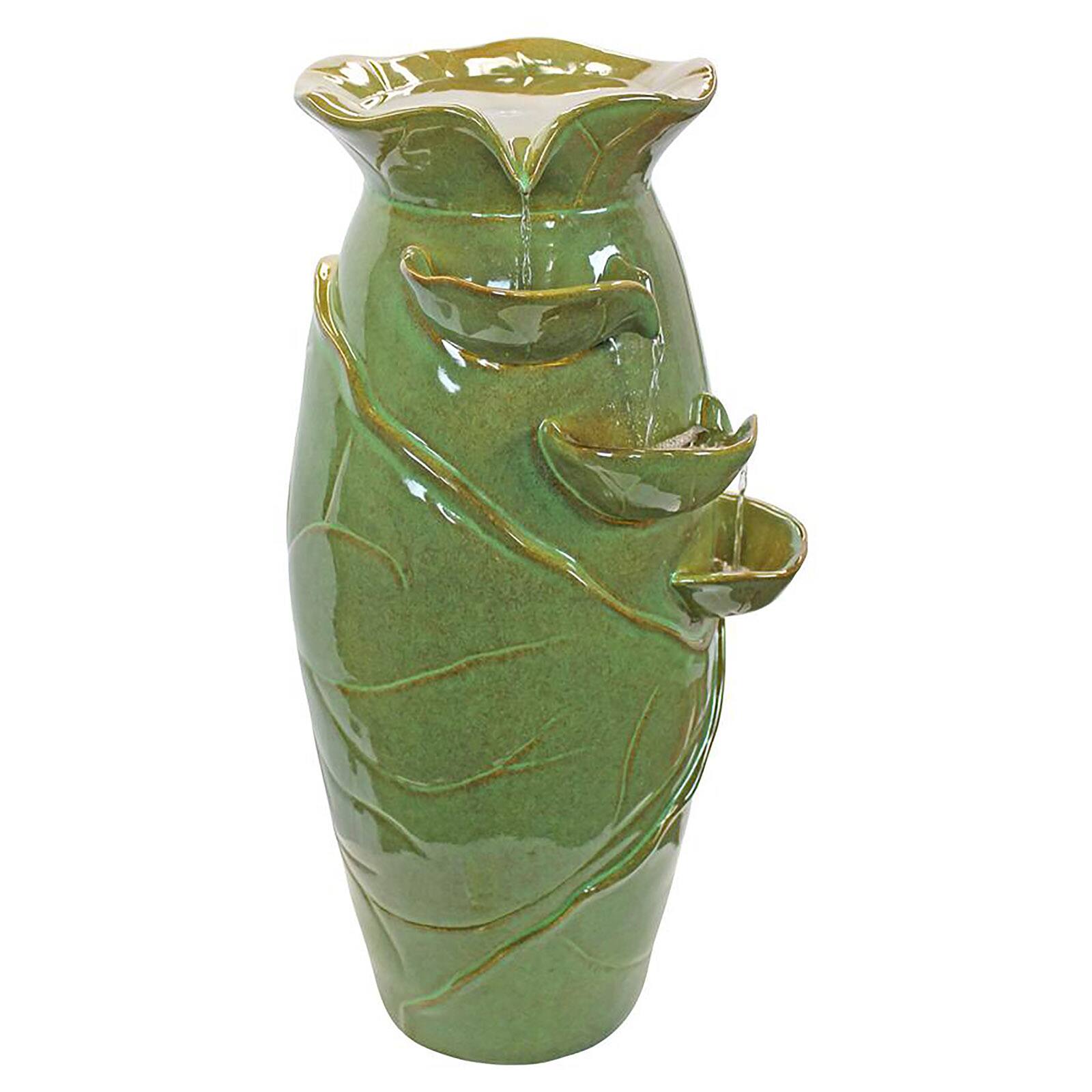 Design Toscano Ceramic Cascading Vines Garden Fountain
