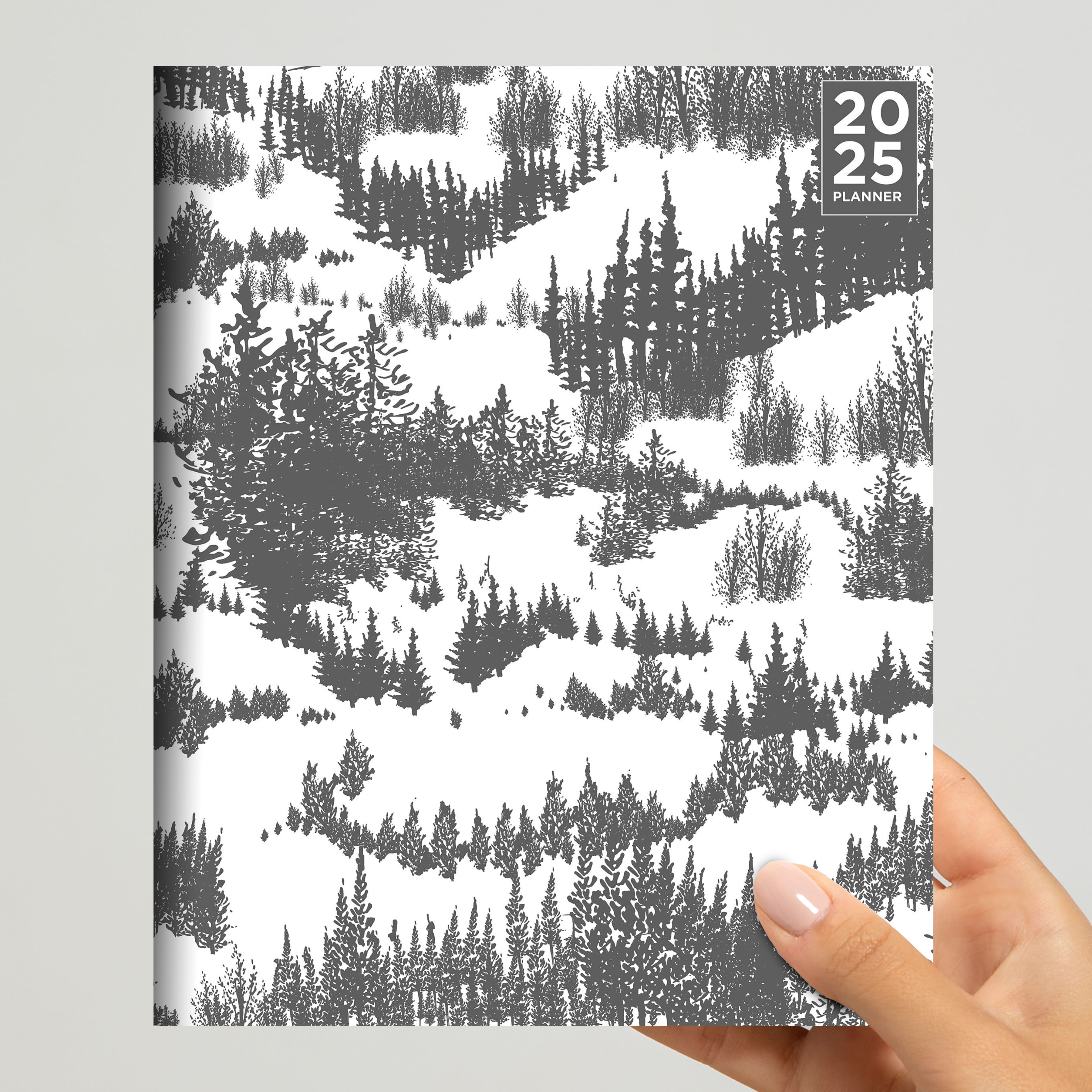 TF Publishing 2025 Gray Forest Medium Monthly Planner