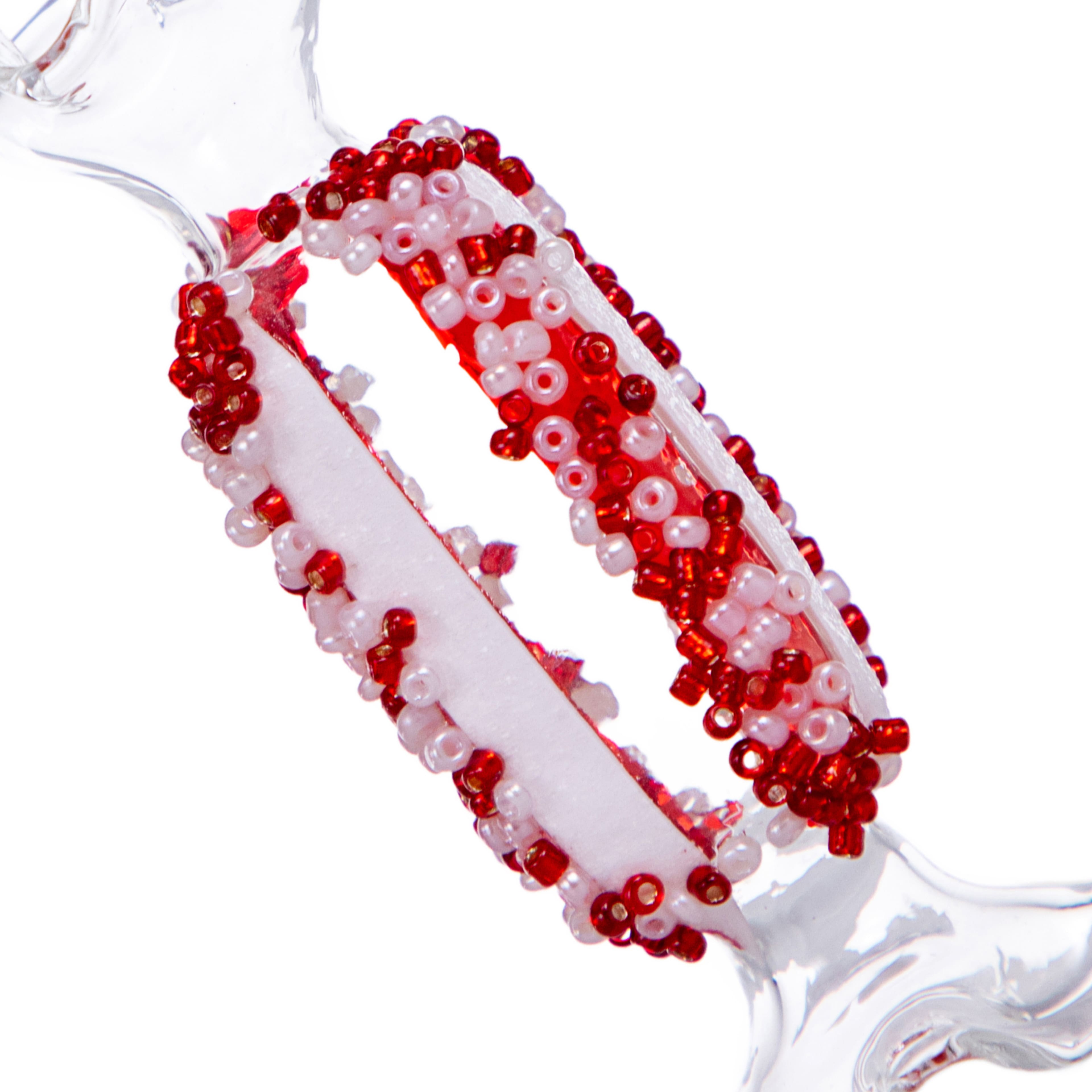 5" Peppermint Candy Glass Ornament by Ashland®