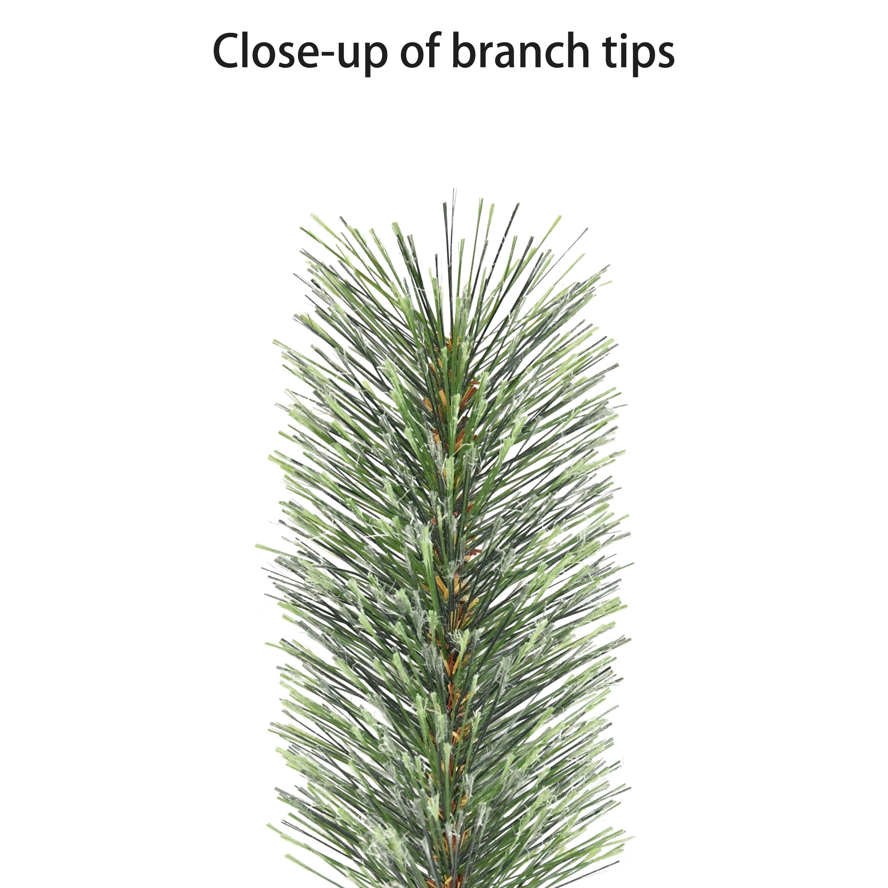 6ft. Pre-Lit Pop-Up Collapsible Aritficial Christmas Tree, Warm White LED Lights