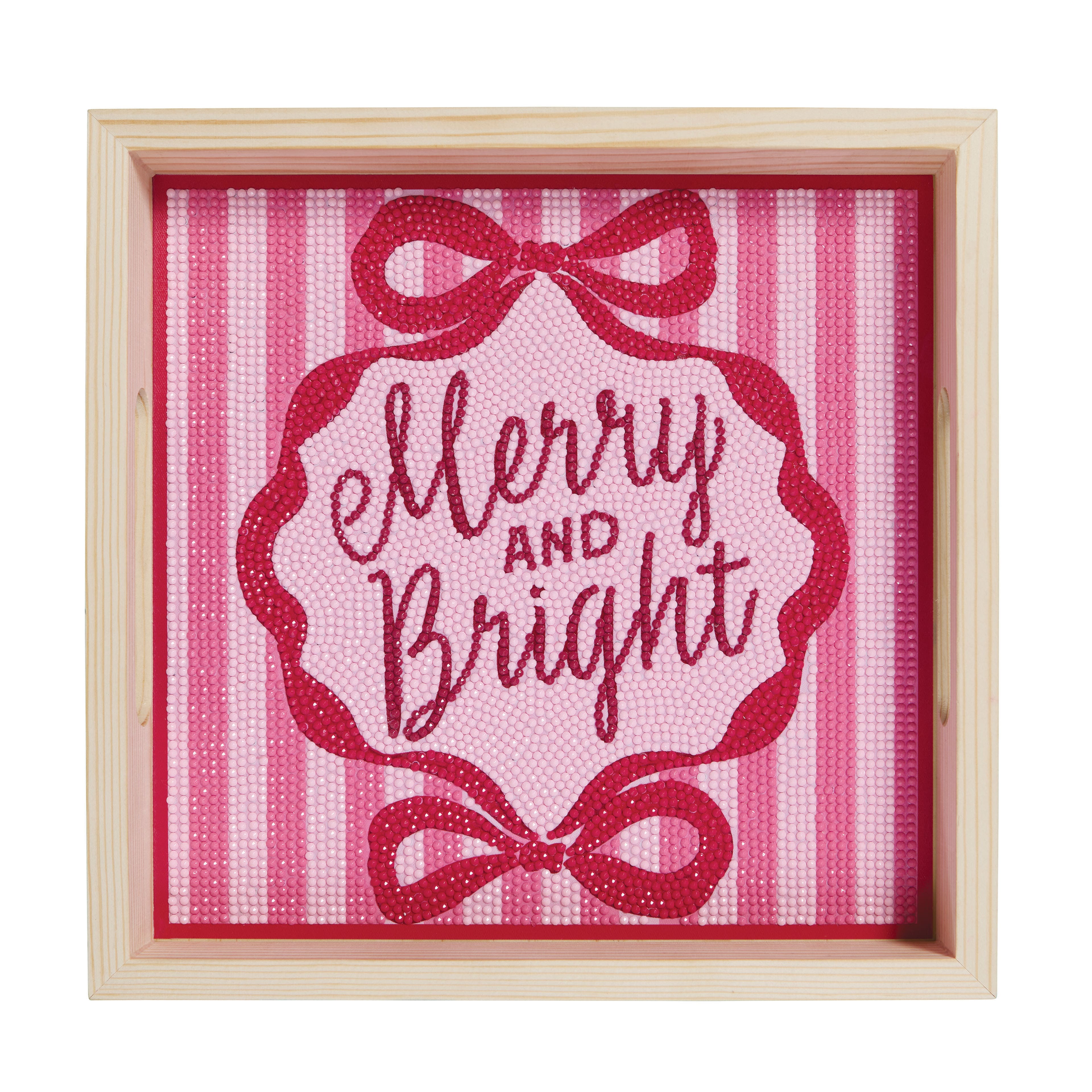 10&#x22; x 10&#x22; Merry &#x26; Bright Diamond Art Tray Kit by Make Market&#xAE;