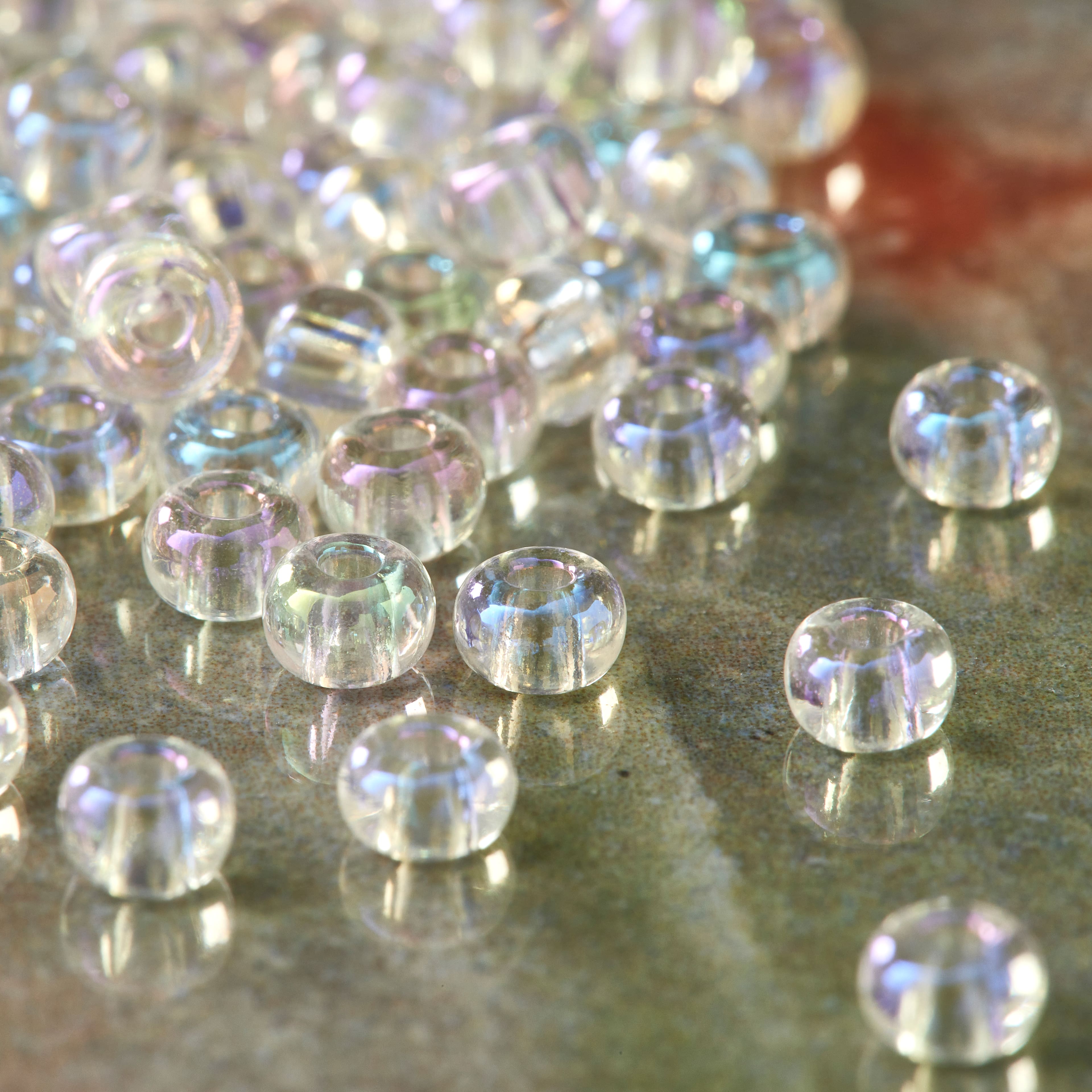 12 Pack: John Bead Silver Lined Czech Glass Seed Beads, 6/0