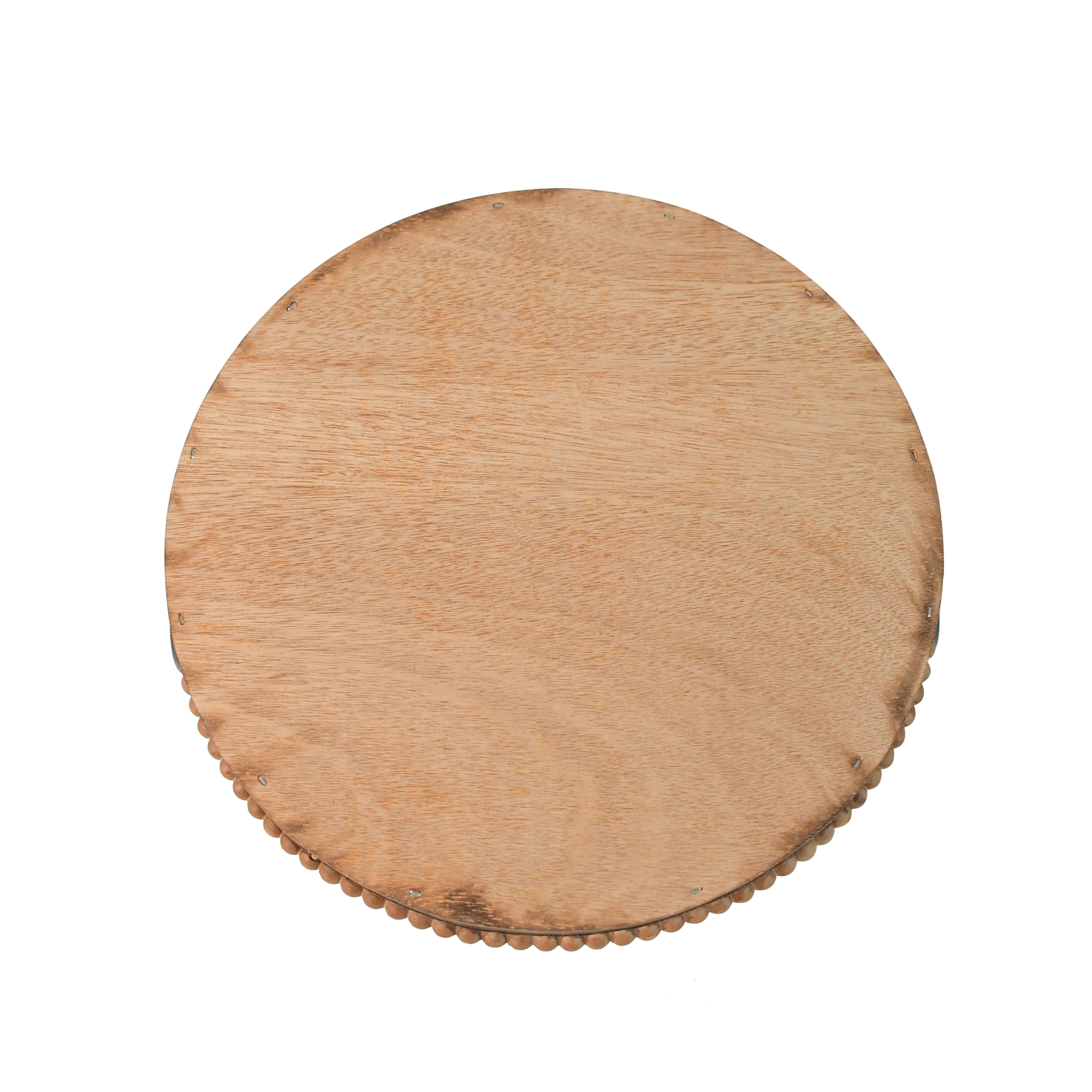 14&#x22; Round Beaded Wood Tray by Ashland&#xAE;