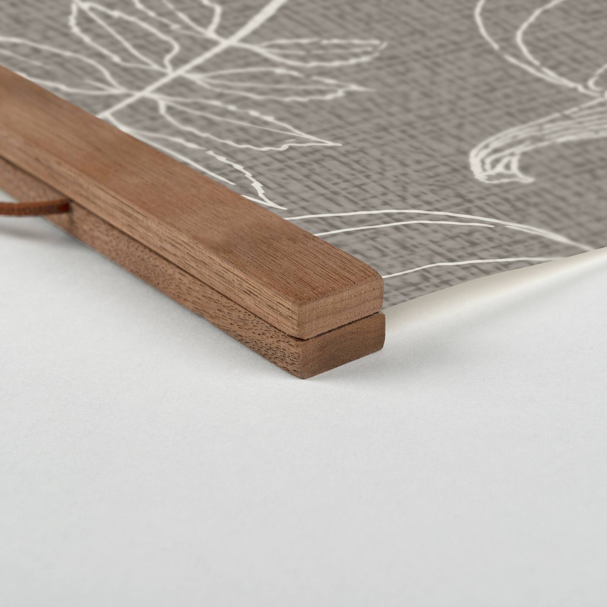 Gray Count Your Blessings Hanging Canvas